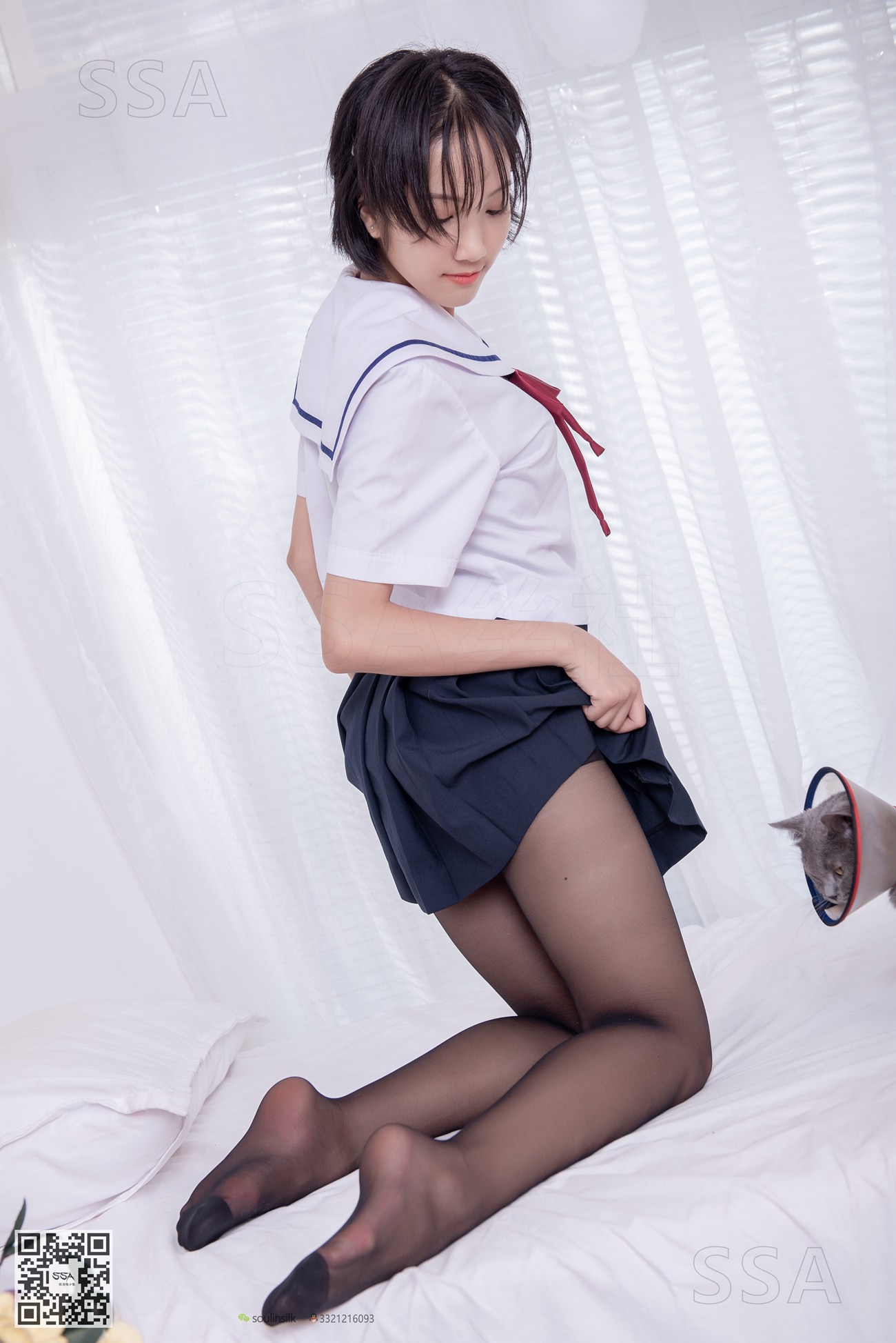 图片[11]-[SSA丝社]超清写真 NO.169 小佩 JK制服黑丝[148P] – 速更版-美库