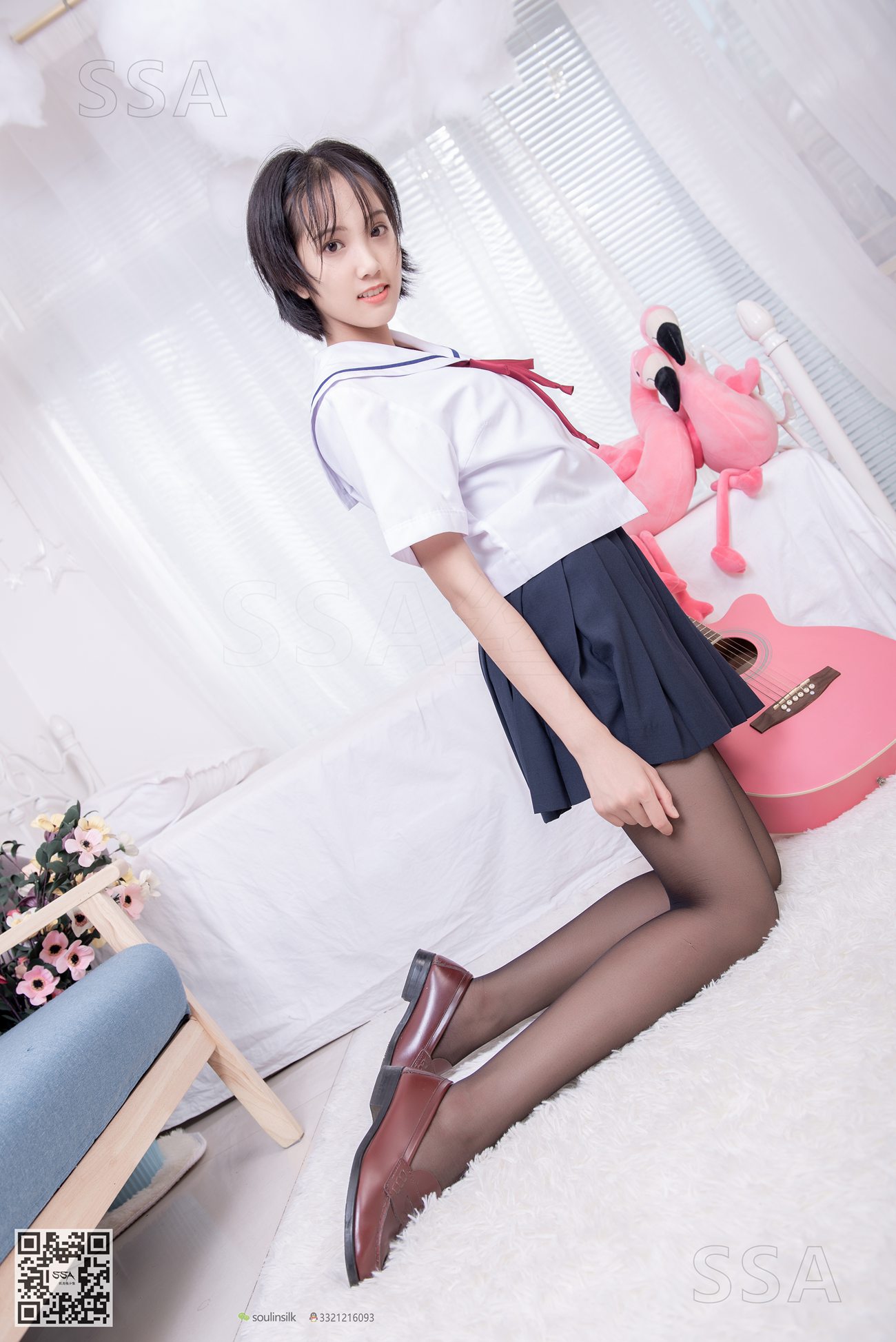 图片[93]-[SSA丝社]超清写真 NO.169 小佩 JK制服黑丝[148P] – 速更版-美库