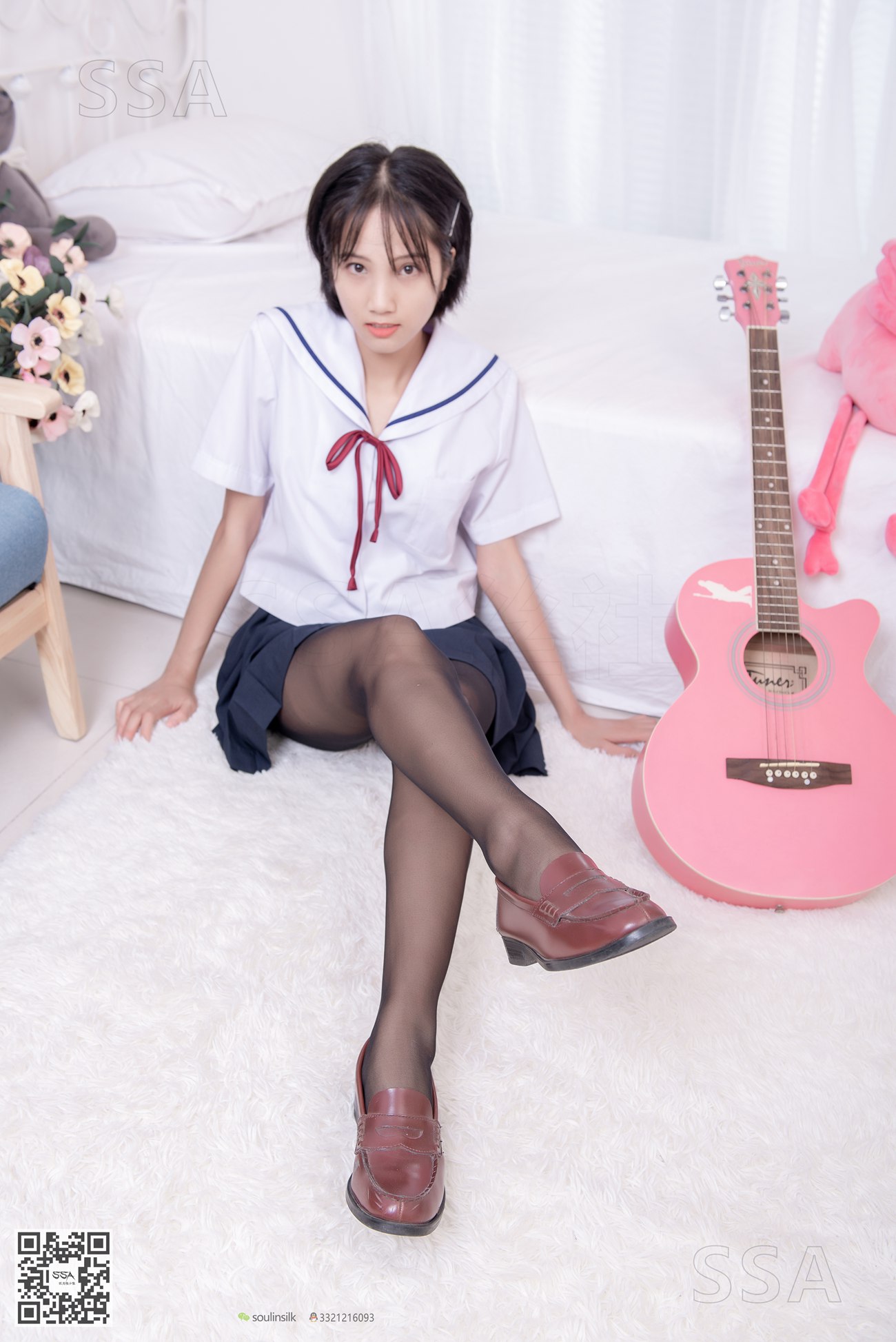 图片[100]-[SSA丝社]超清写真 NO.169 小佩 JK制服黑丝[148P] – 速更版-美库