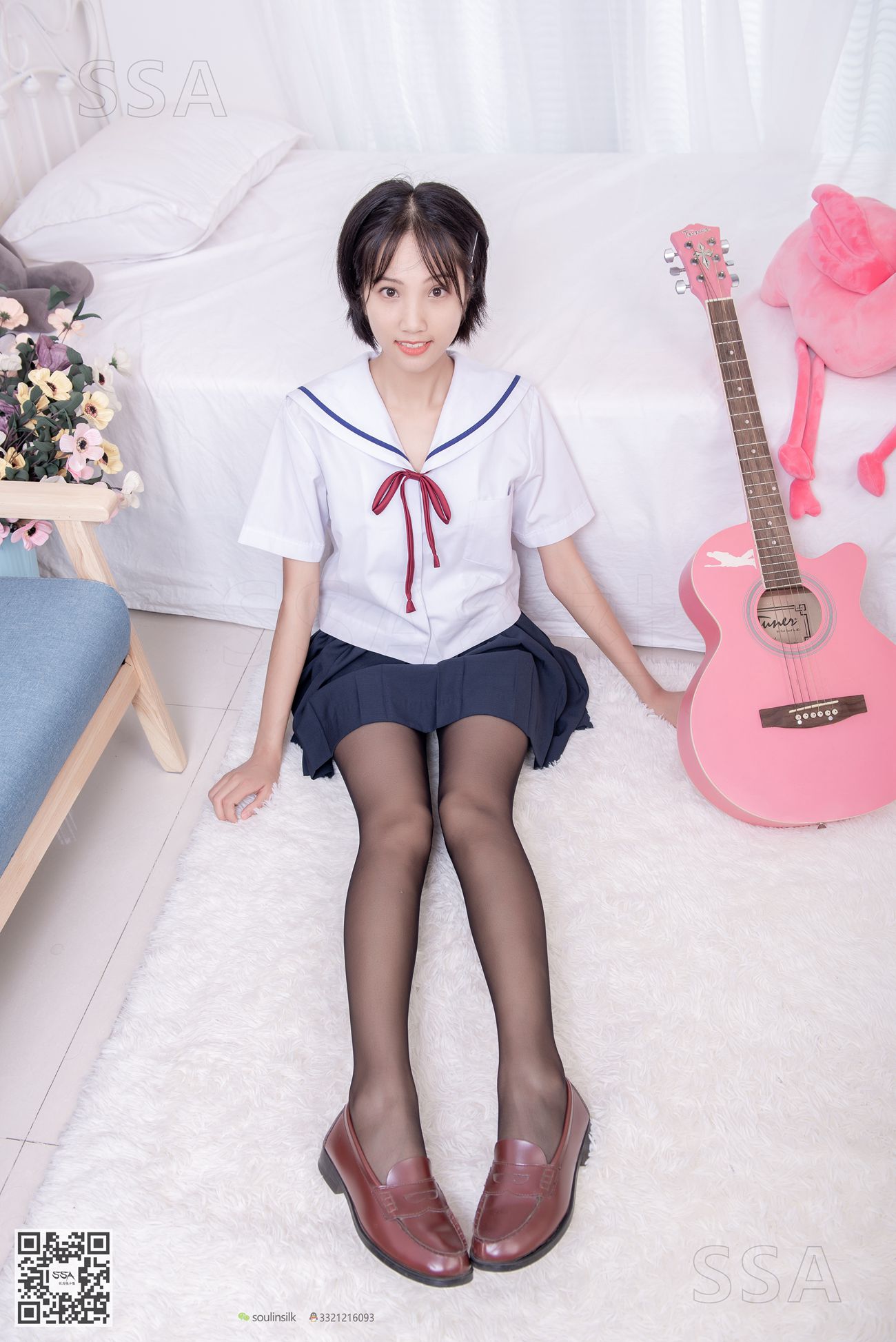 图片[99]-[SSA丝社]超清写真 NO.169 小佩 JK制服黑丝[148P] – 速更版-美库