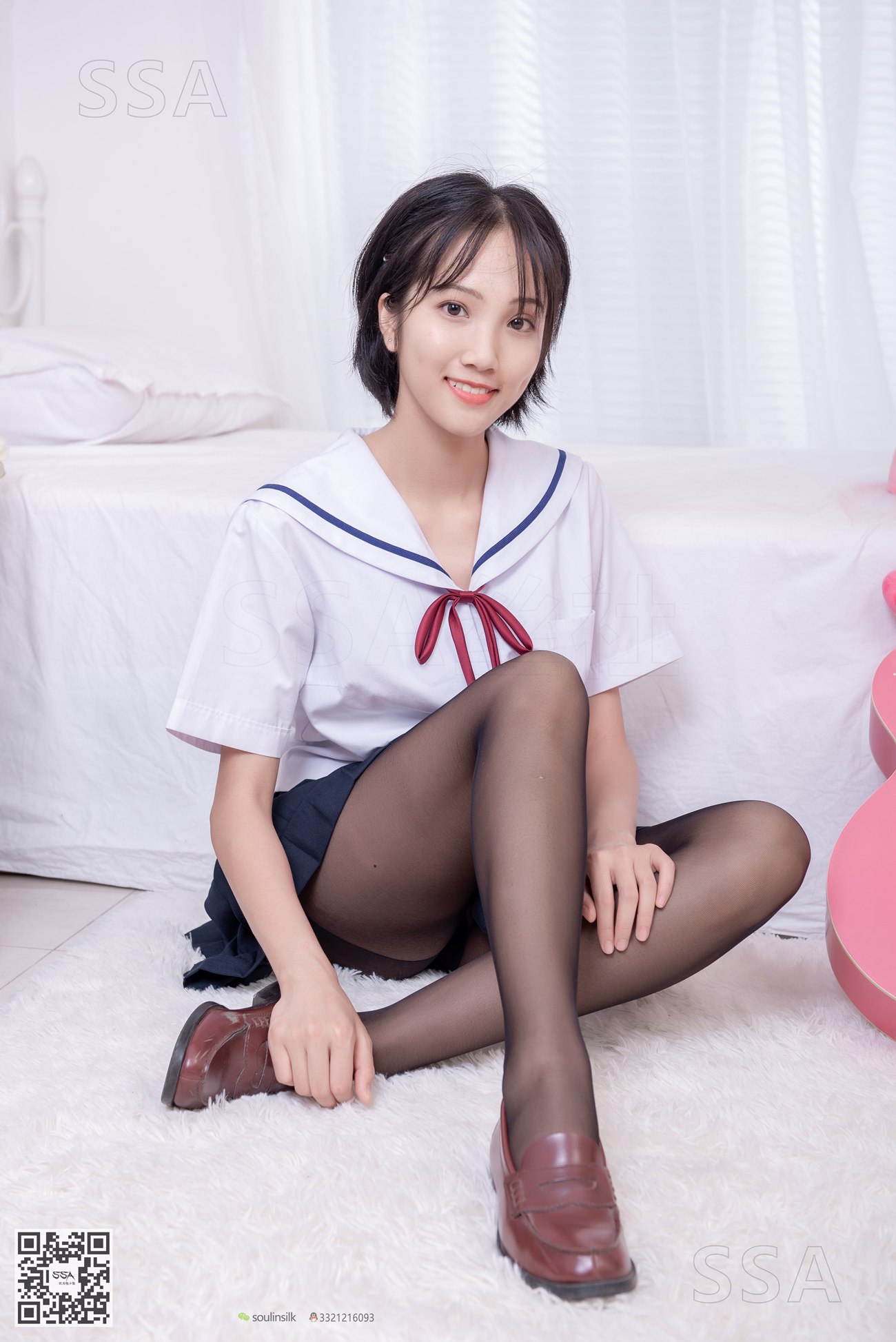 图片[126]-[SSA丝社]超清写真 NO.169 小佩 JK制服黑丝[148P] – 速更版-美库