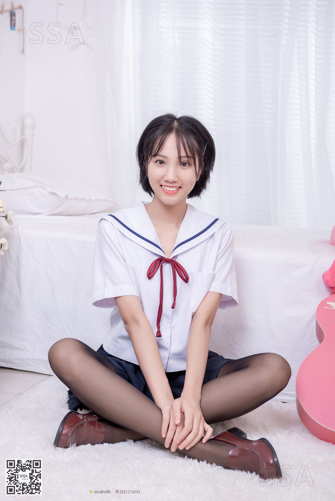 图片[127]-[SSA丝社]超清写真 NO.169 小佩 JK制服黑丝[148P] – 速更版-美库