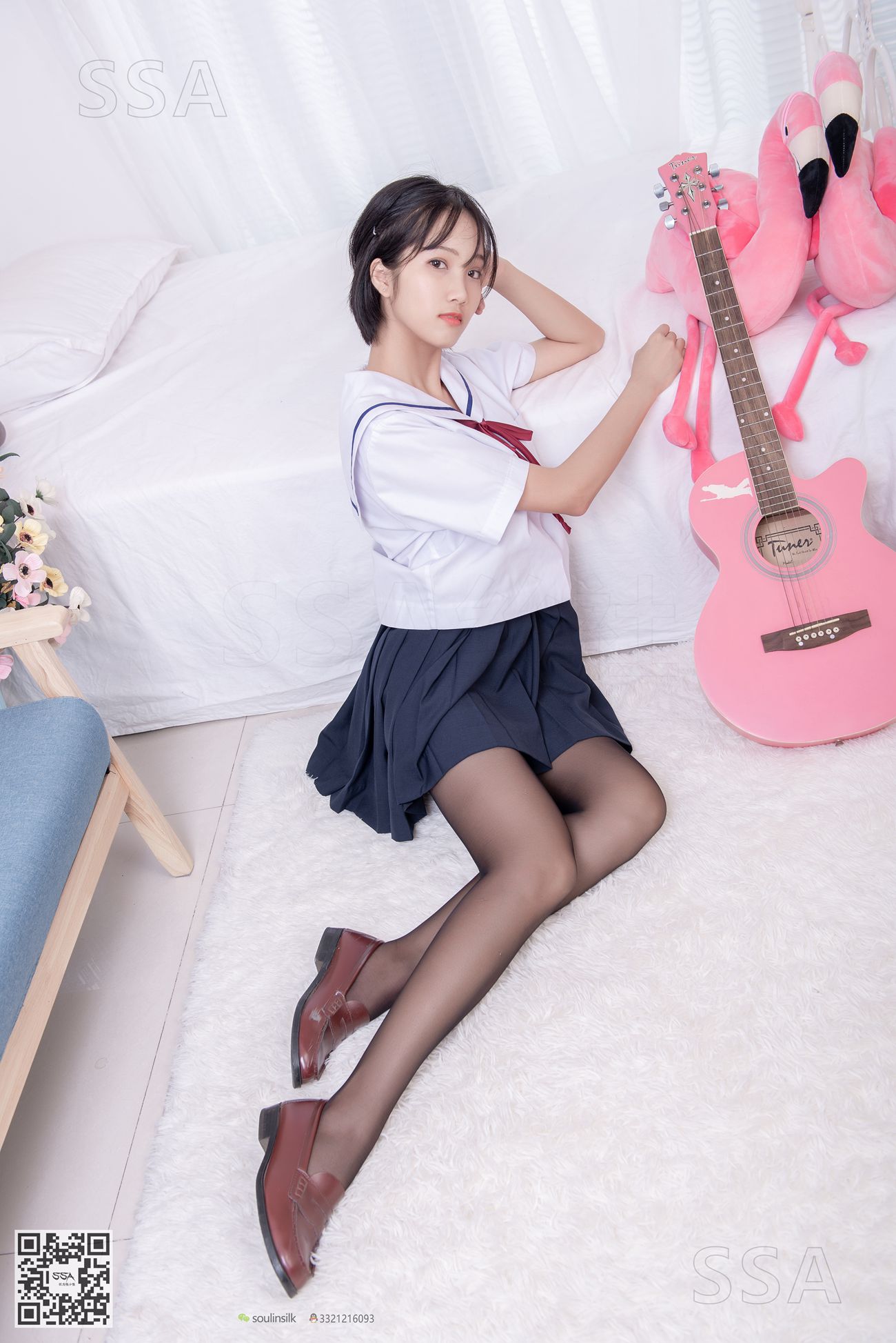 图片[131]-[SSA丝社]超清写真 NO.169 小佩 JK制服黑丝[148P] – 速更版-美库