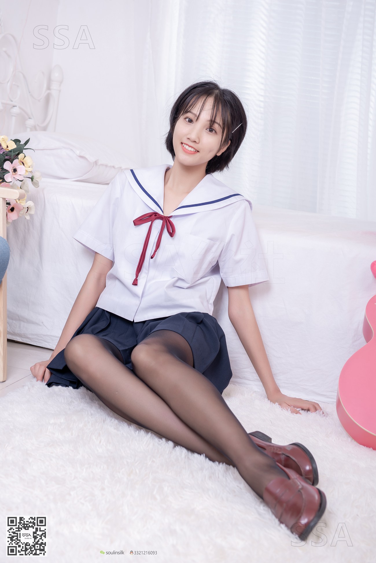 图片[143]-[SSA丝社]超清写真 NO.169 小佩 JK制服黑丝[148P] – 速更版-美库