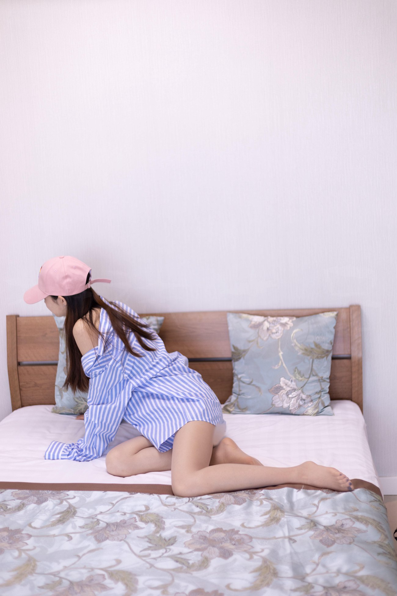 图片[93]-[LSS山茶摄影] NO.305 条纹居家肉丝 [93P] – 速更版-美库