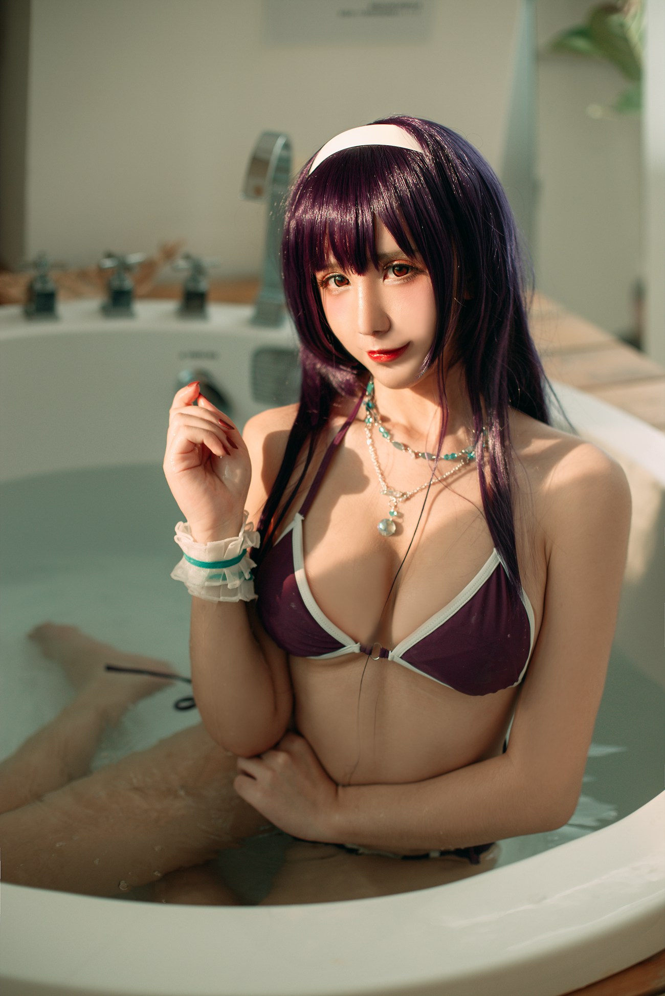 图片[21]-九曲Jean – 霞之丘诗羽泳装[24P] – 速更版-美库