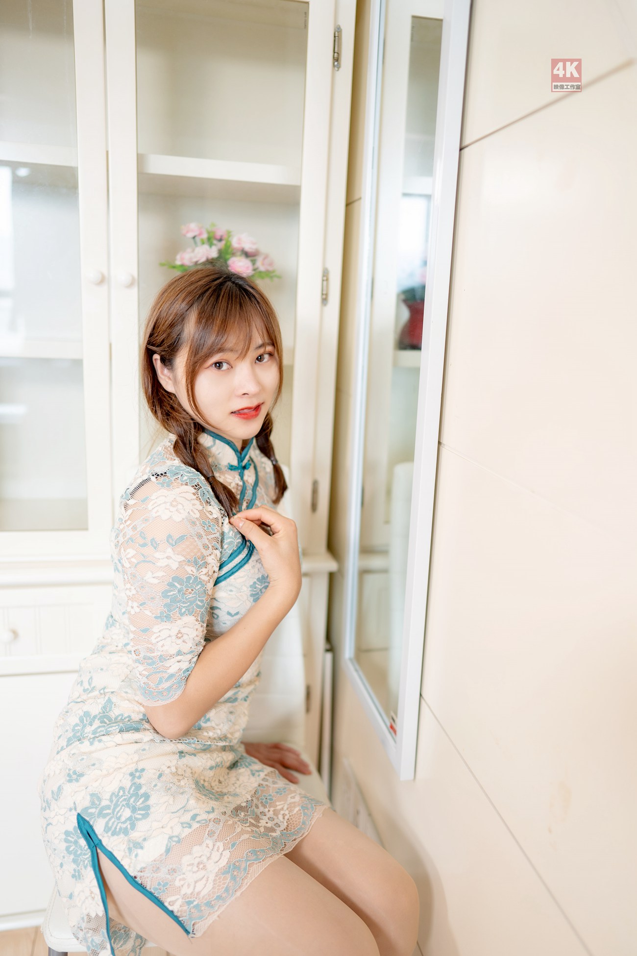 图片[64]-[Ligui丽柜]2021.09.08 《民国风旗袍小短发》奈奈[80+1P] – 速更版-美库