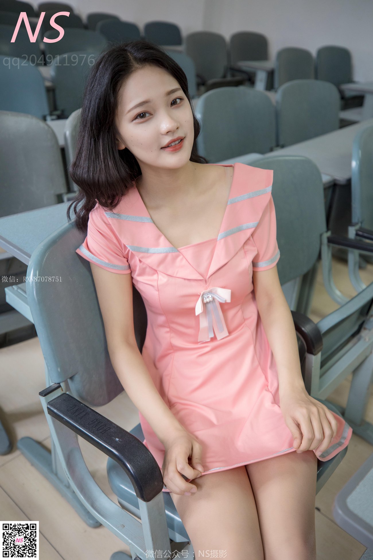 图片[19]-纳丝摄影 NO301 小蝴蝶 纯纯的丝袜帆布鞋 [53P] – 速更版-美库