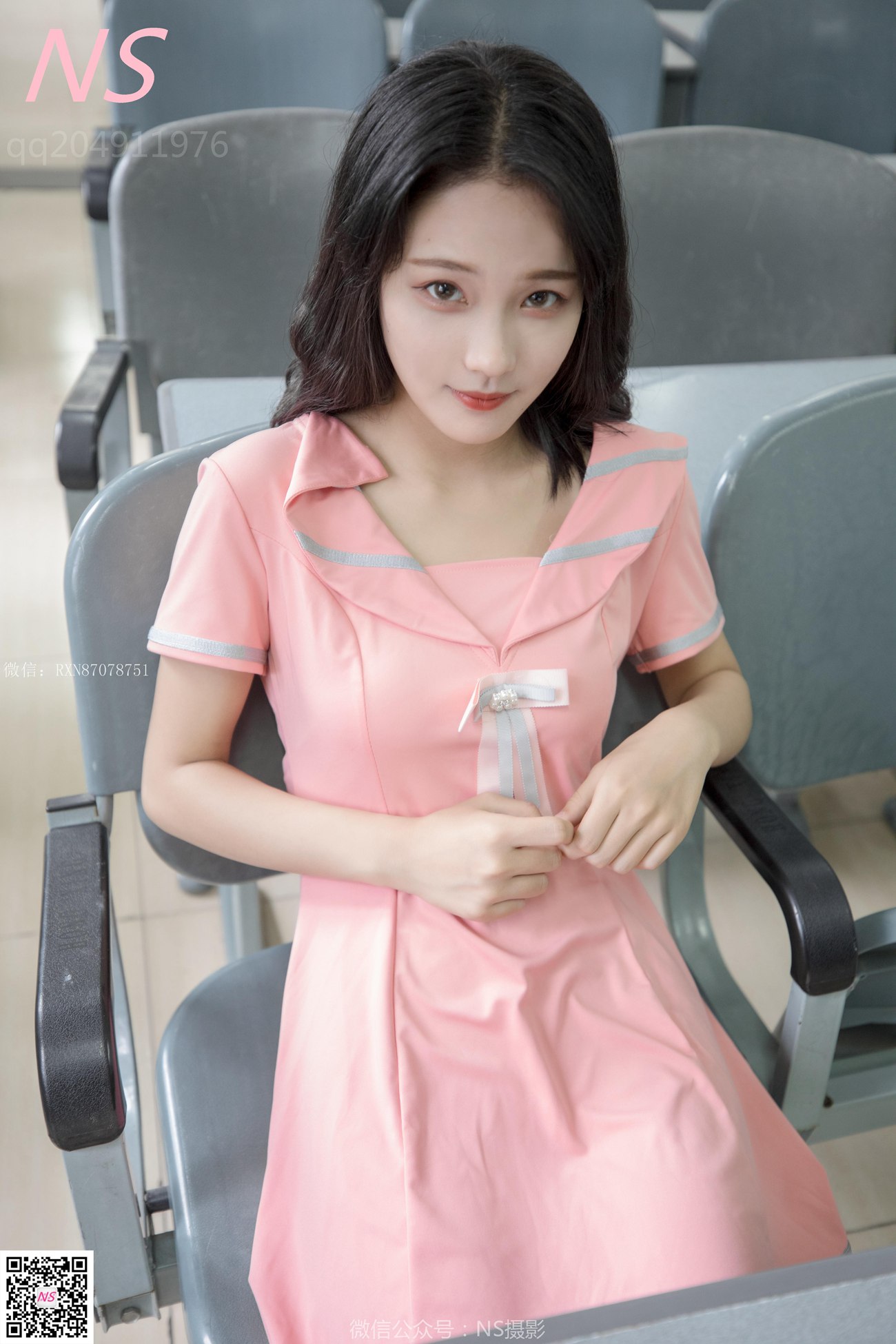 图片[30]-纳丝摄影 NO301 小蝴蝶 纯纯的丝袜帆布鞋 [53P] – 速更版-美库