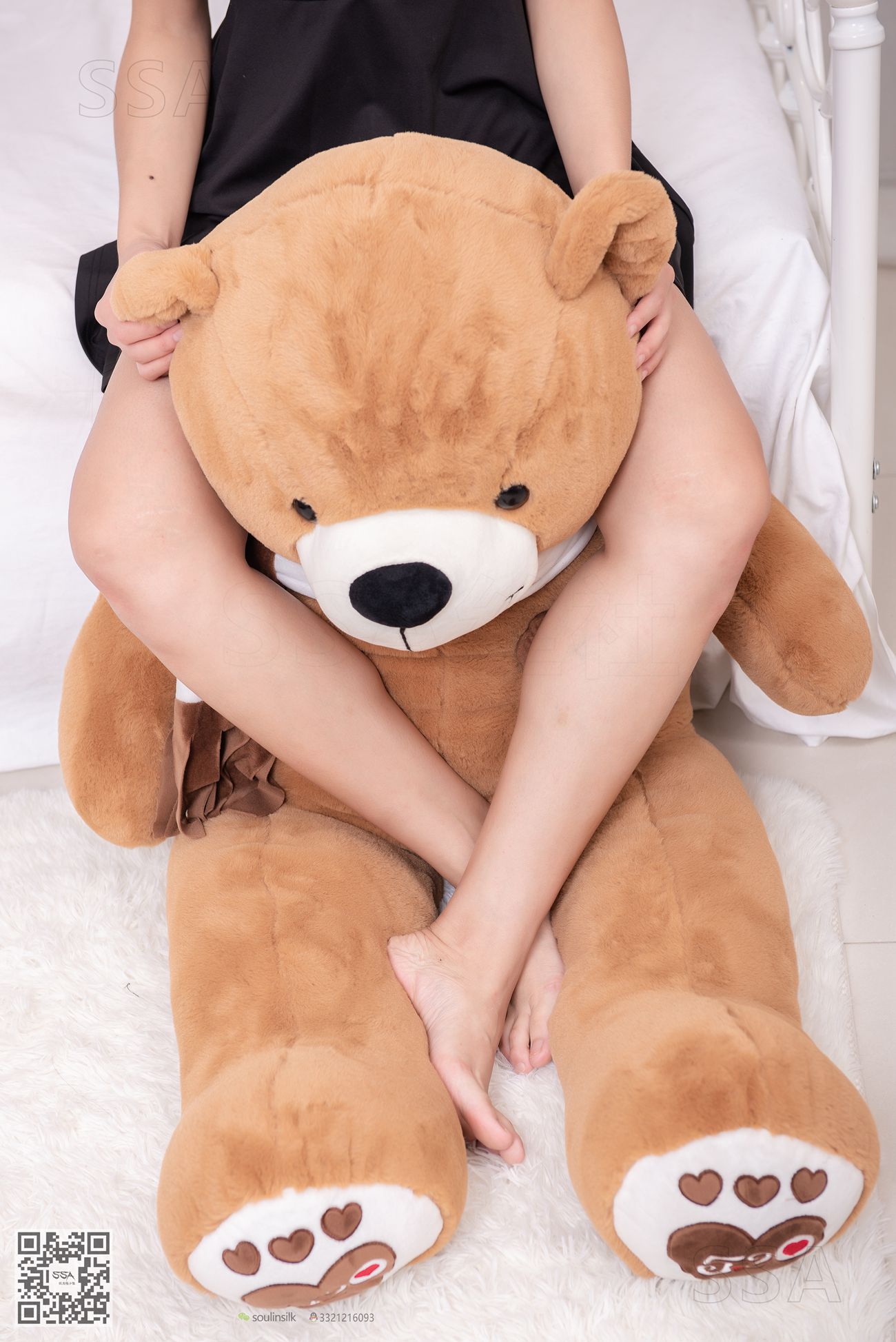 图片[14]-[SSA丝社]超清写真 NO.174 蓉蓉 黑色连衣裙黑丝与玩偶互动裸足穿搭示范[135P] – 速更版-美库