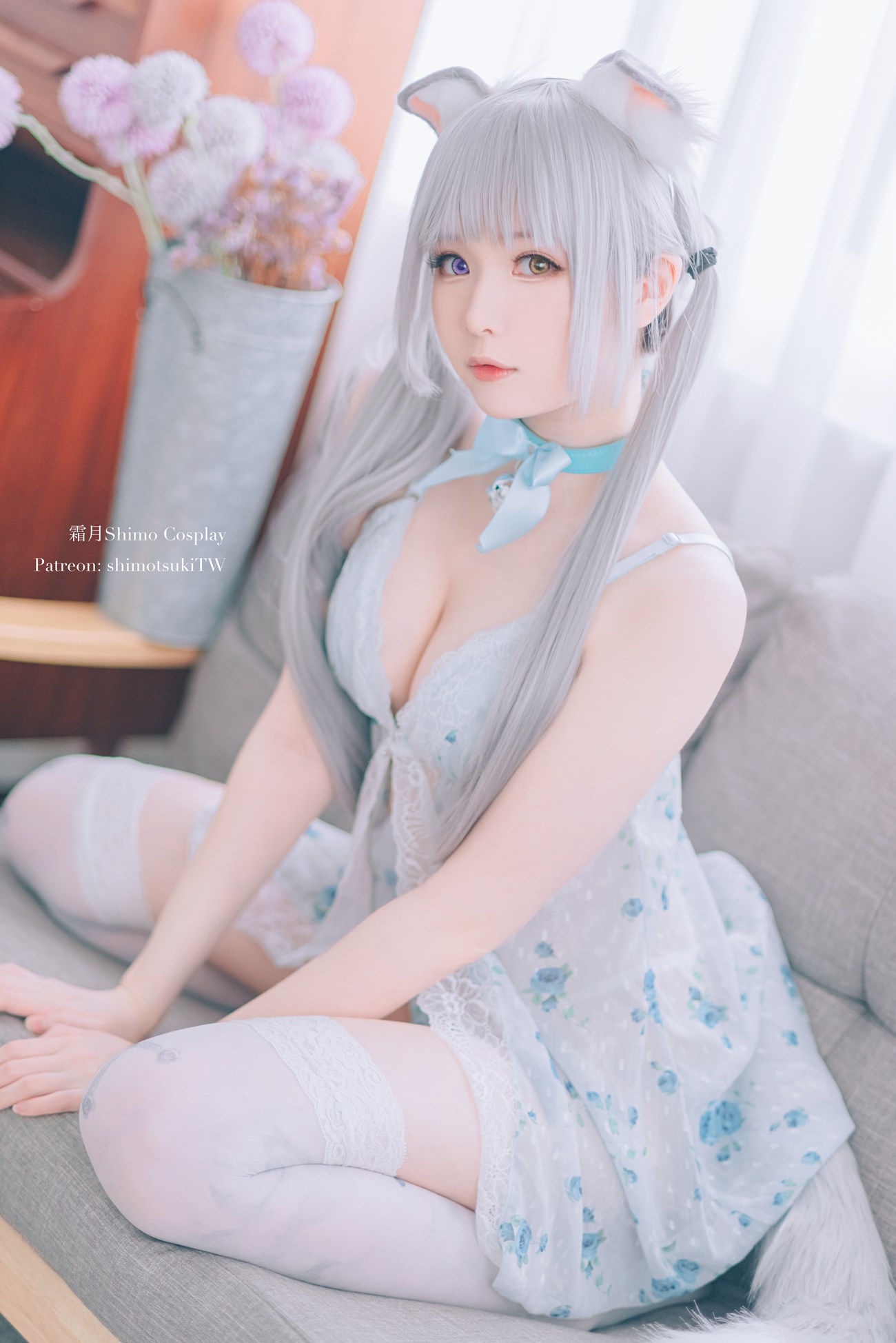 图片[7]-霜月shimo – ベビードールと灰色ねこ[15P] – 速更版-美库