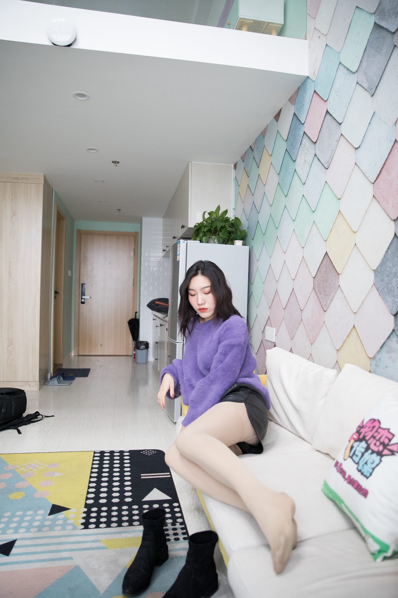 图片[103]-勿恋传媒 No.103 语梦-她和她的七彩肉丝梦境 [159P] – 速更版-美库