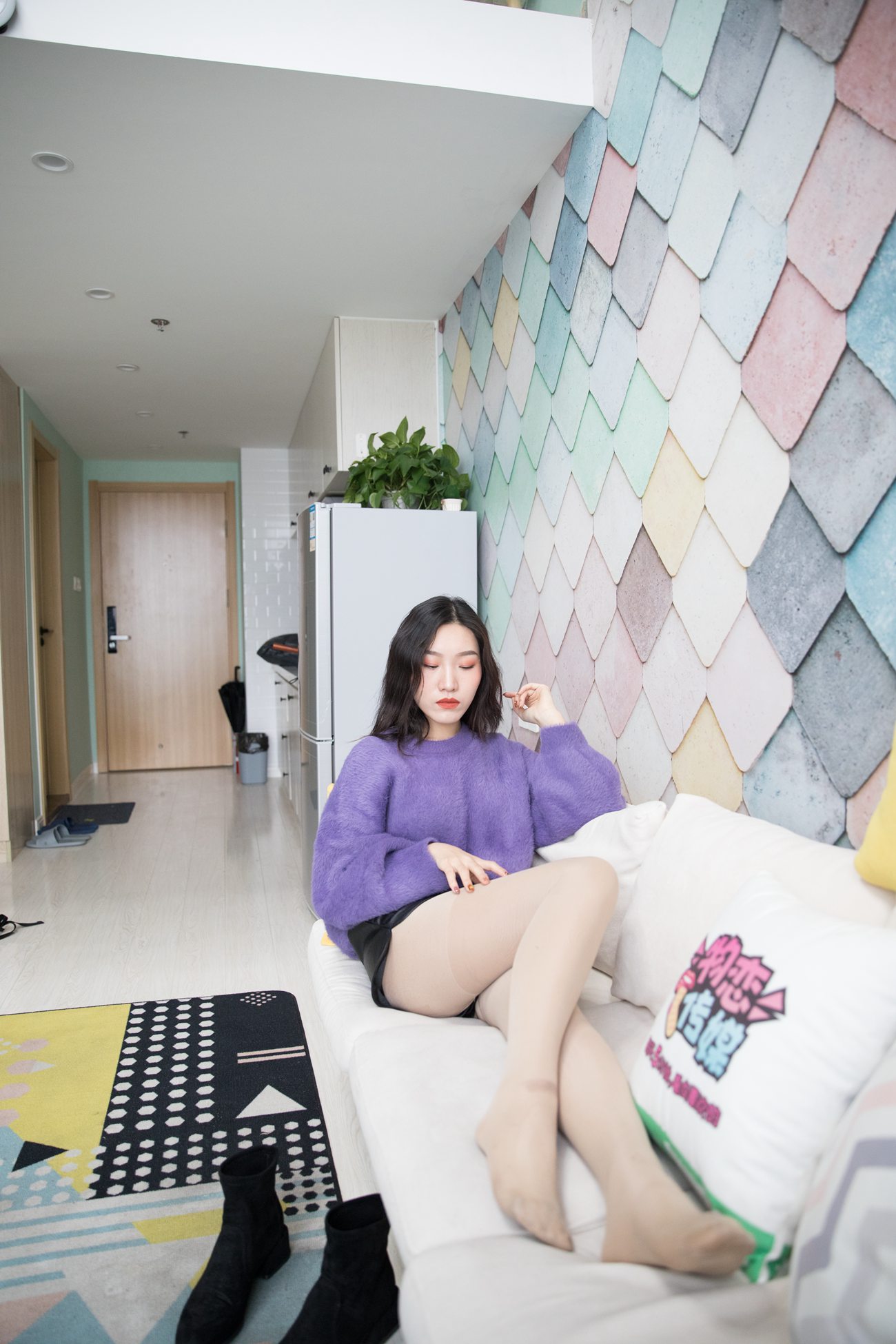 图片[116]-勿恋传媒 No.103 语梦-她和她的七彩肉丝梦境 [159P] – 速更版-美库