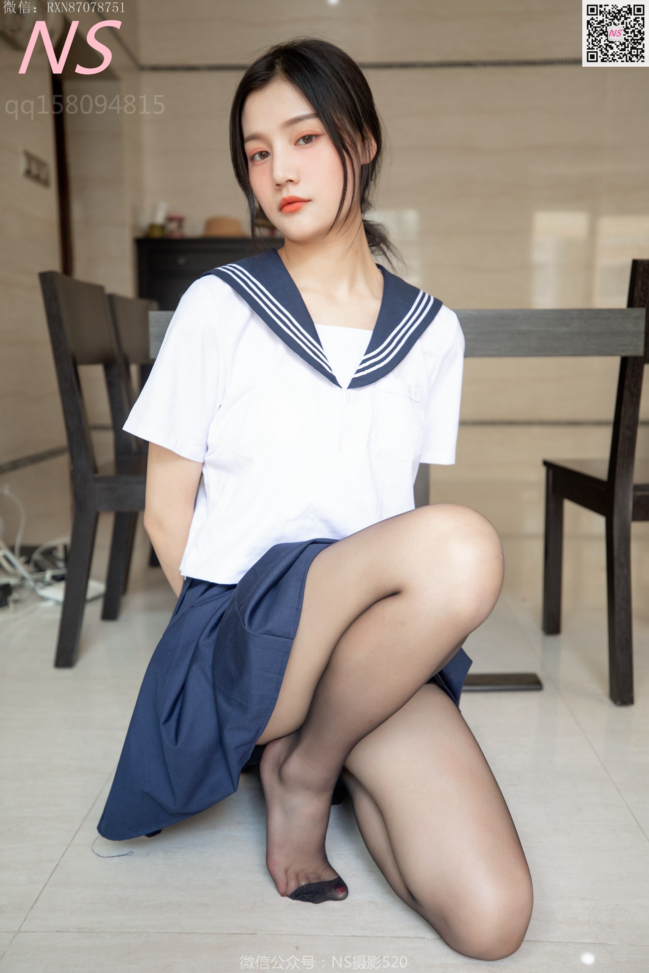 图片[43]-纳丝摄影 NO307 子涵 黑色丝袜的家居生活 [59P] – 速更版-美库