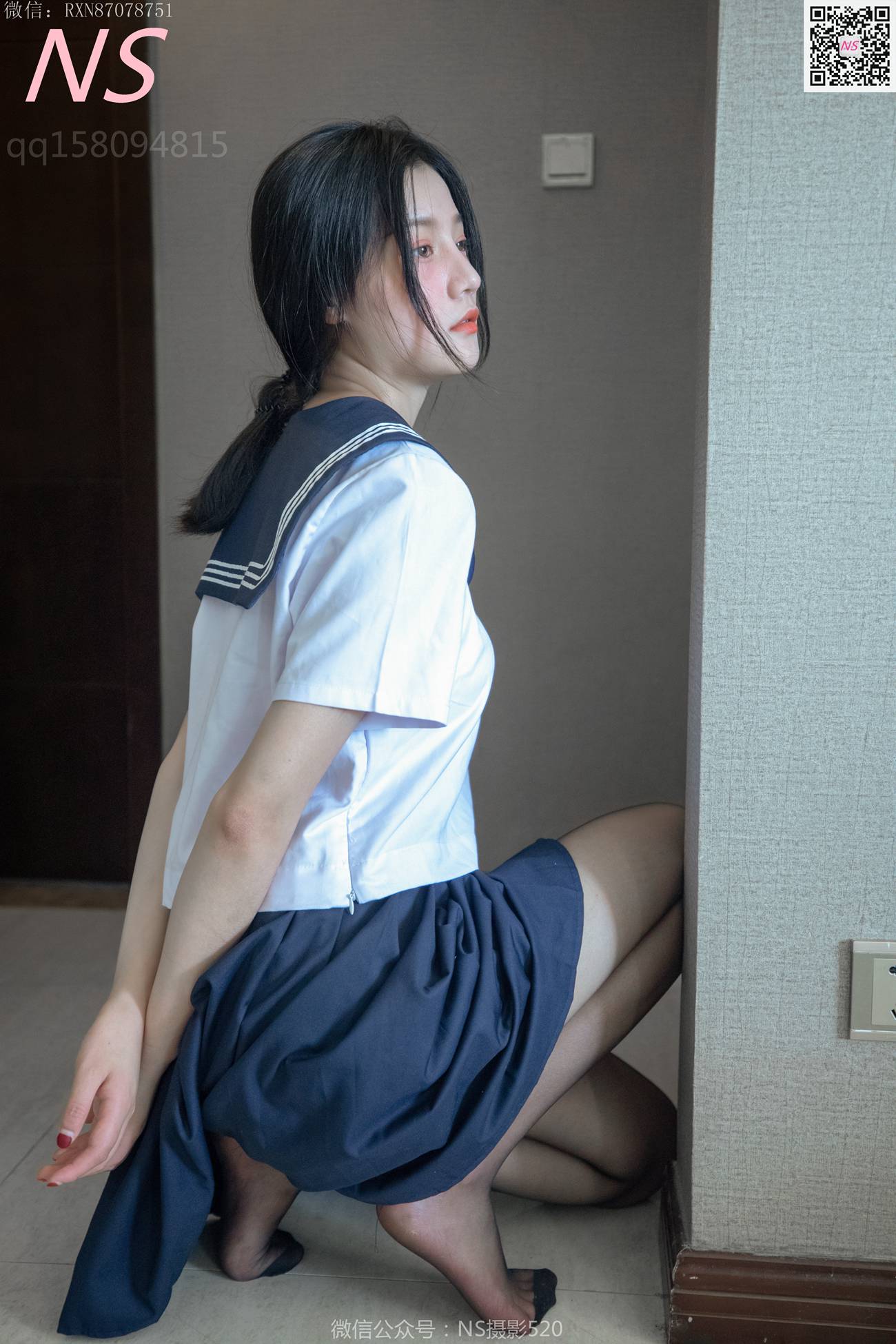 图片[52]-纳丝摄影 NO307 子涵 黑色丝袜的家居生活 [59P] – 速更版-美库