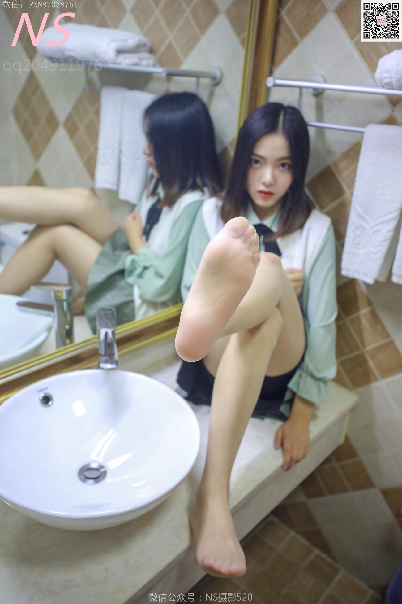 图片[10]-纳丝摄影 NO308 洋洋 新的丝袜萌装（收藏版）[33P] – 速更版-美库