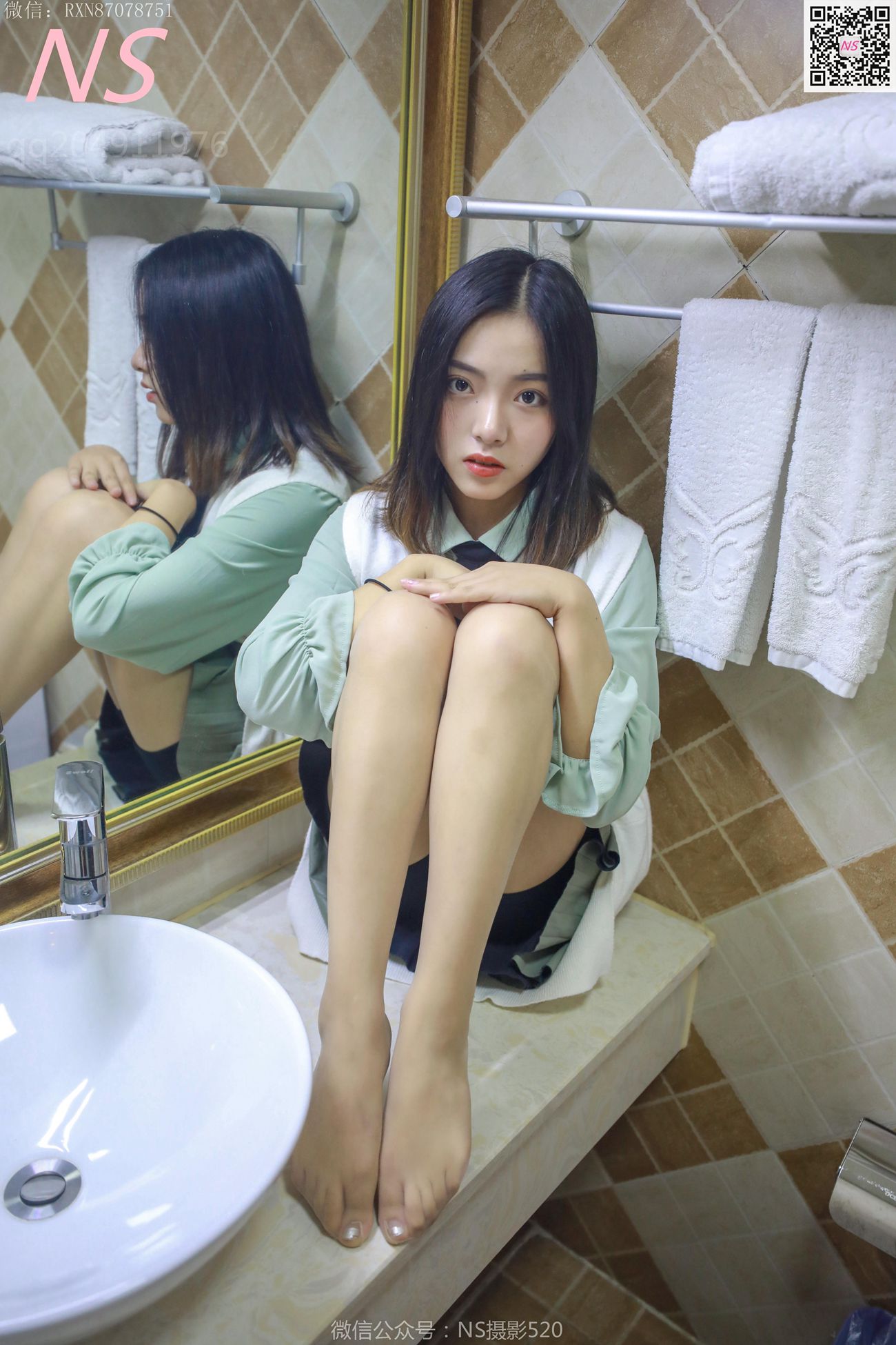 图片[13]-纳丝摄影 NO308 洋洋 新的丝袜萌装（收藏版）[33P] – 速更版-美库