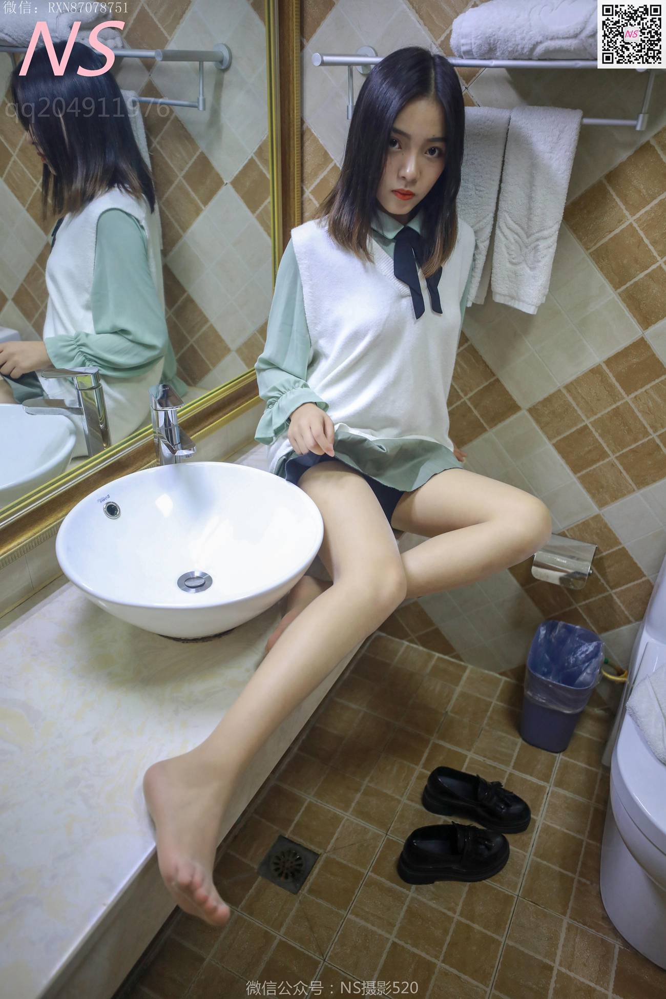 图片[17]-纳丝摄影 NO308 洋洋 新的丝袜萌装（收藏版）[33P] – 速更版-美库