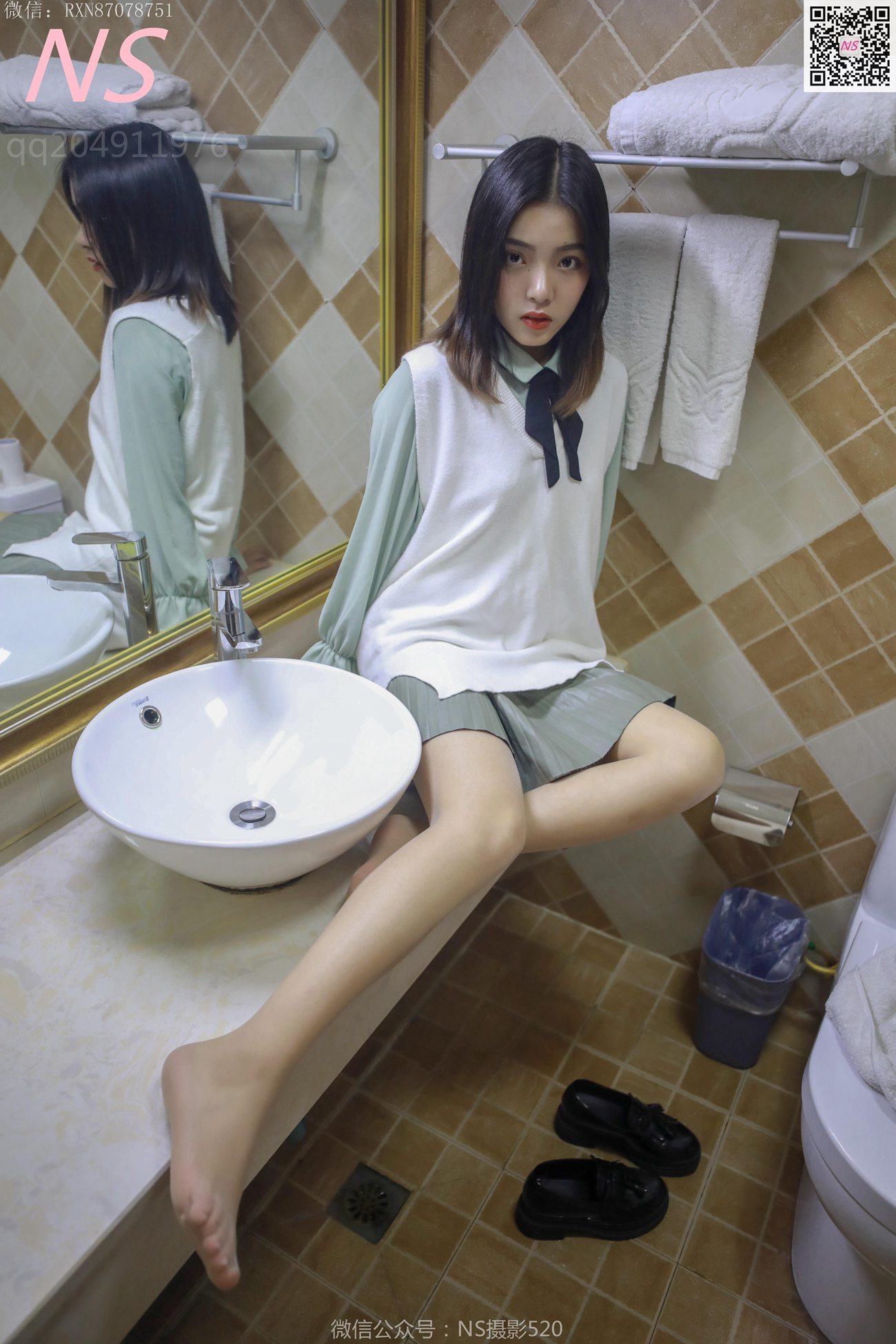 图片[19]-纳丝摄影 NO308 洋洋 新的丝袜萌装（收藏版）[33P] – 速更版-美库