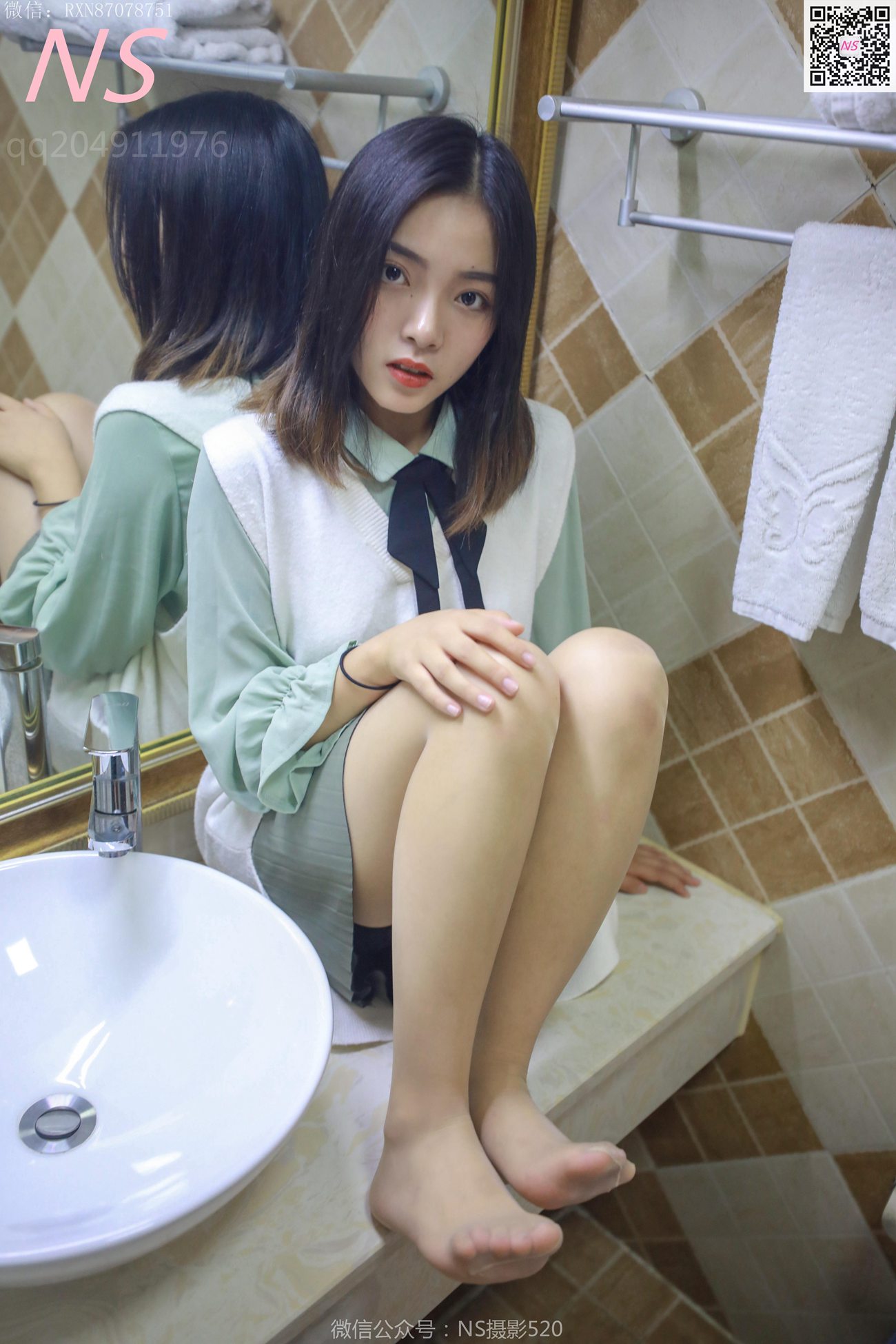 图片[23]-纳丝摄影 NO308 洋洋 新的丝袜萌装（收藏版）[33P] – 速更版-美库