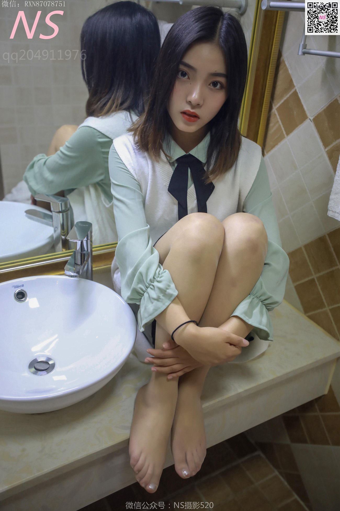 图片[26]-纳丝摄影 NO308 洋洋 新的丝袜萌装（收藏版）[33P] – 速更版-美库