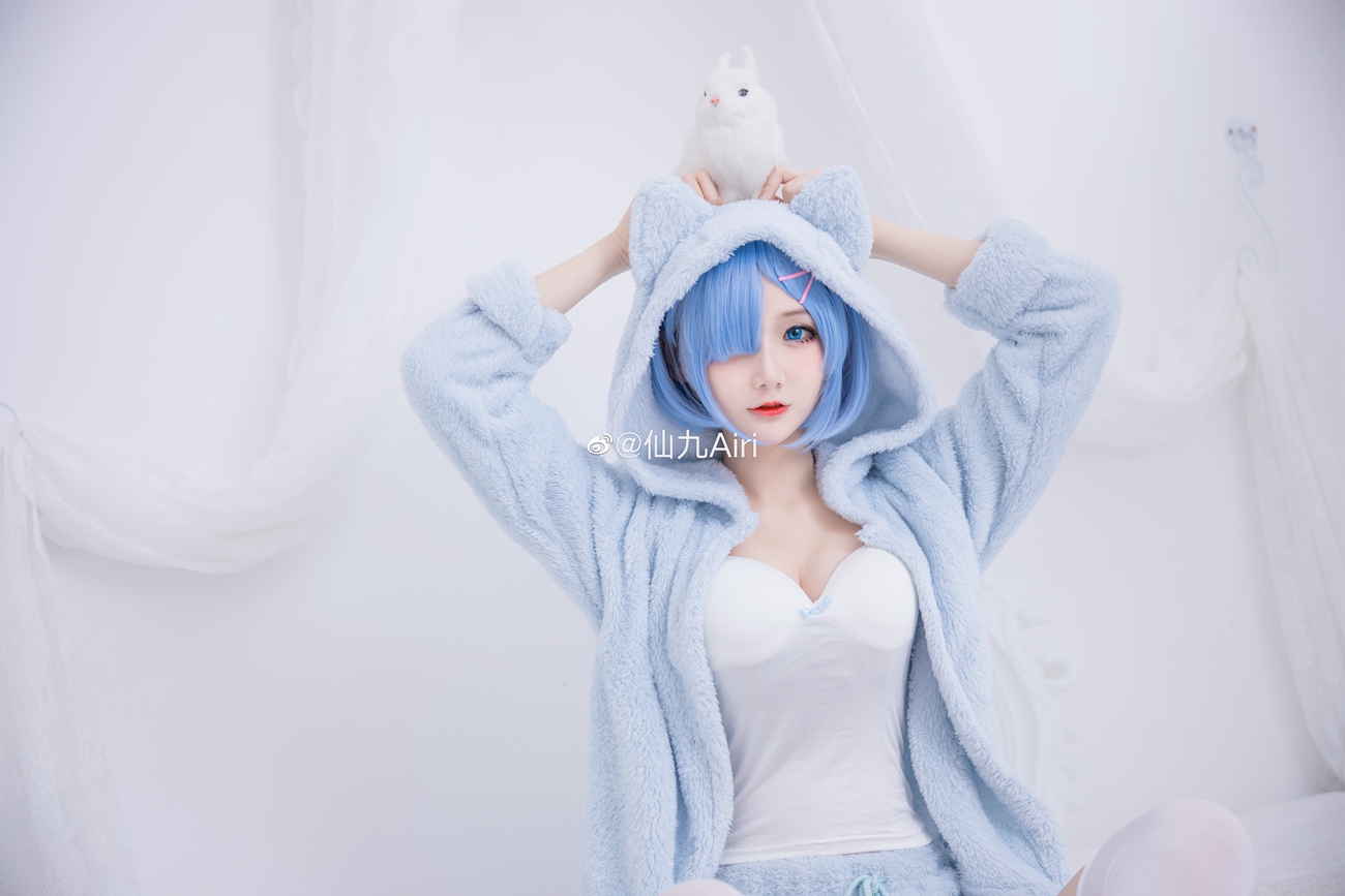 图片[7]-COS妹子 仙九Airi – 蕾姆[12P] – 速更版-美库