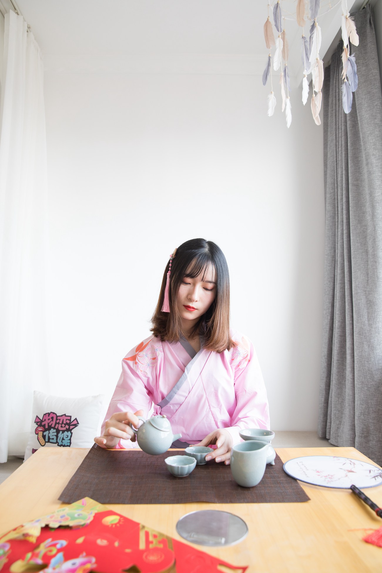 图片[113]-物恋传媒 No.109 猫耳-小众汉服与肉丝的巧妙搭配 [119P] – 速更版-美库