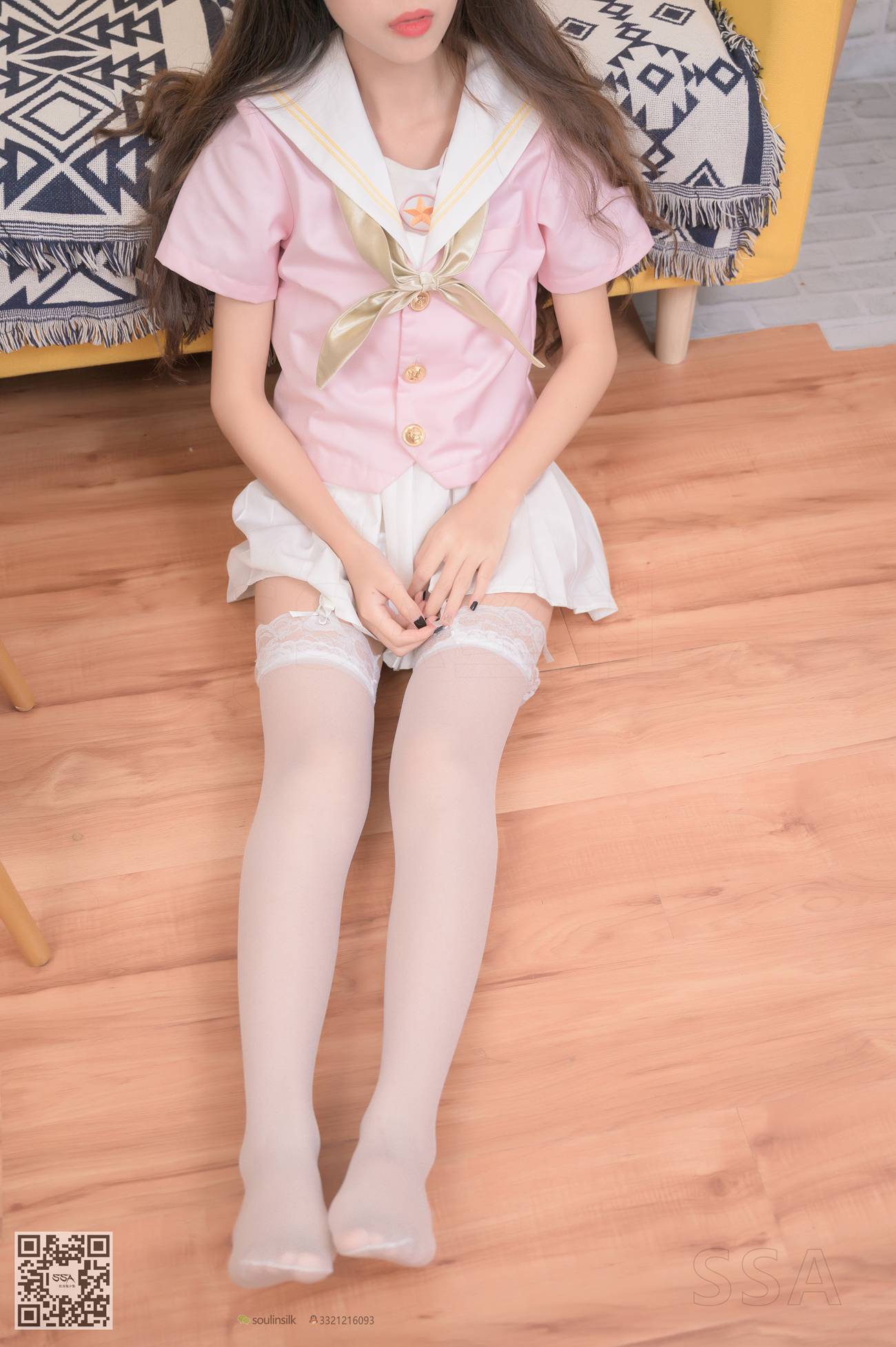 图片[50]-[SSA丝社]超清写真 NO.179 西西 JK制服白色吊带袜穿搭示范[117P] – 速更版-美库