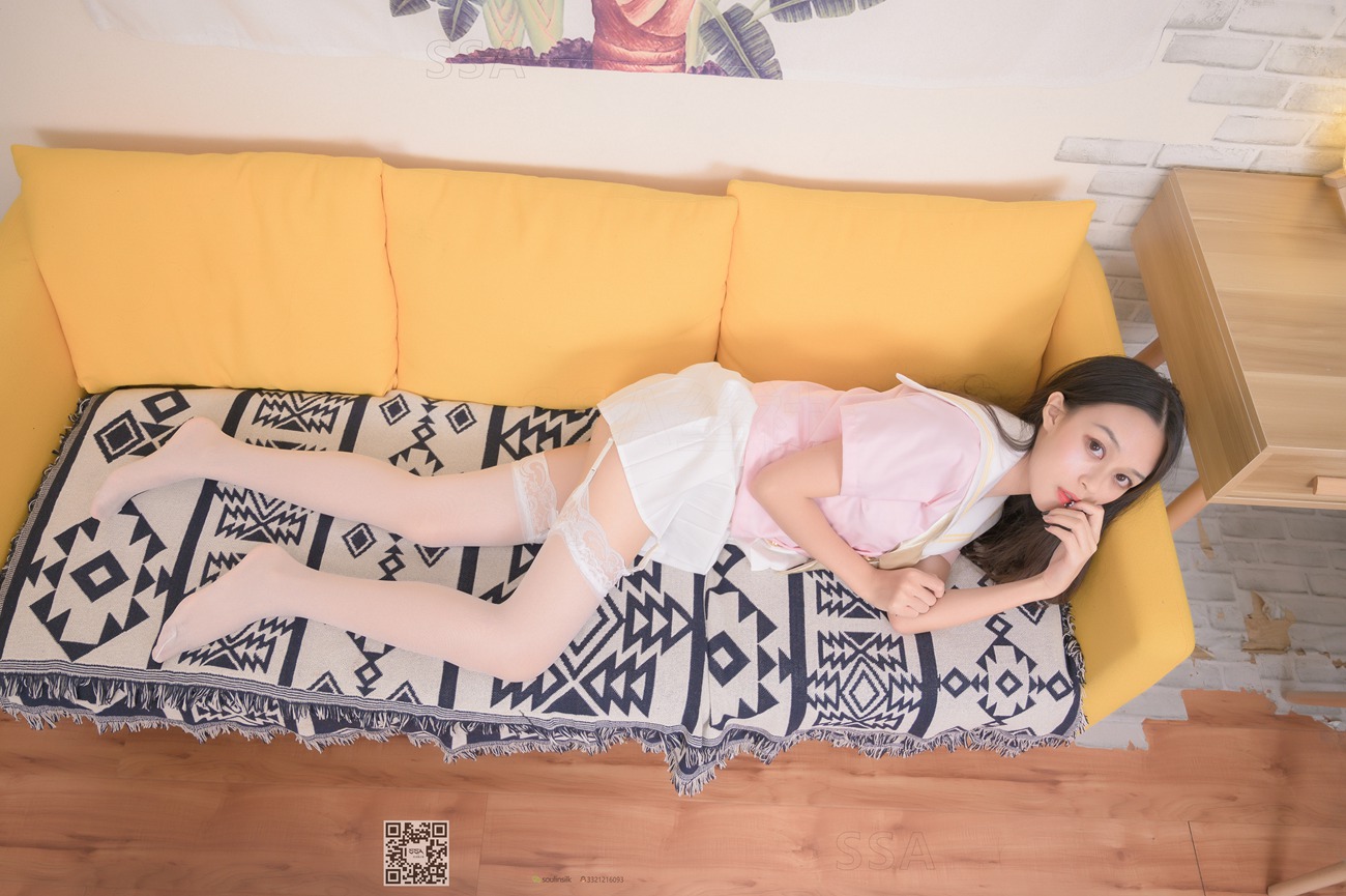 图片[60]-[SSA丝社]超清写真 NO.179 西西 JK制服白色吊带袜穿搭示范[117P] – 速更版-美库