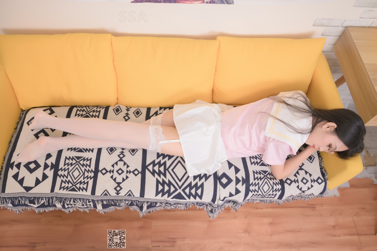 图片[61]-[SSA丝社]超清写真 NO.179 西西 JK制服白色吊带袜穿搭示范[117P] – 速更版-美库