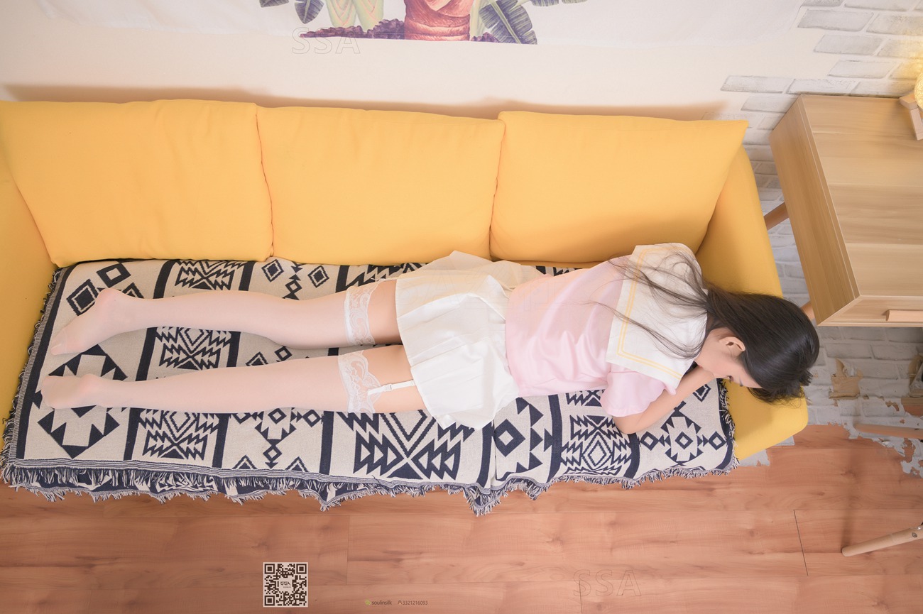 图片[64]-[SSA丝社]超清写真 NO.179 西西 JK制服白色吊带袜穿搭示范[117P] – 速更版-美库