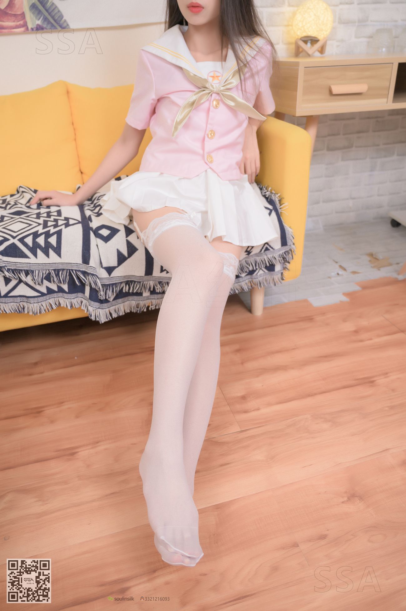 图片[81]-[SSA丝社]超清写真 NO.179 西西 JK制服白色吊带袜穿搭示范[117P] – 速更版-美库