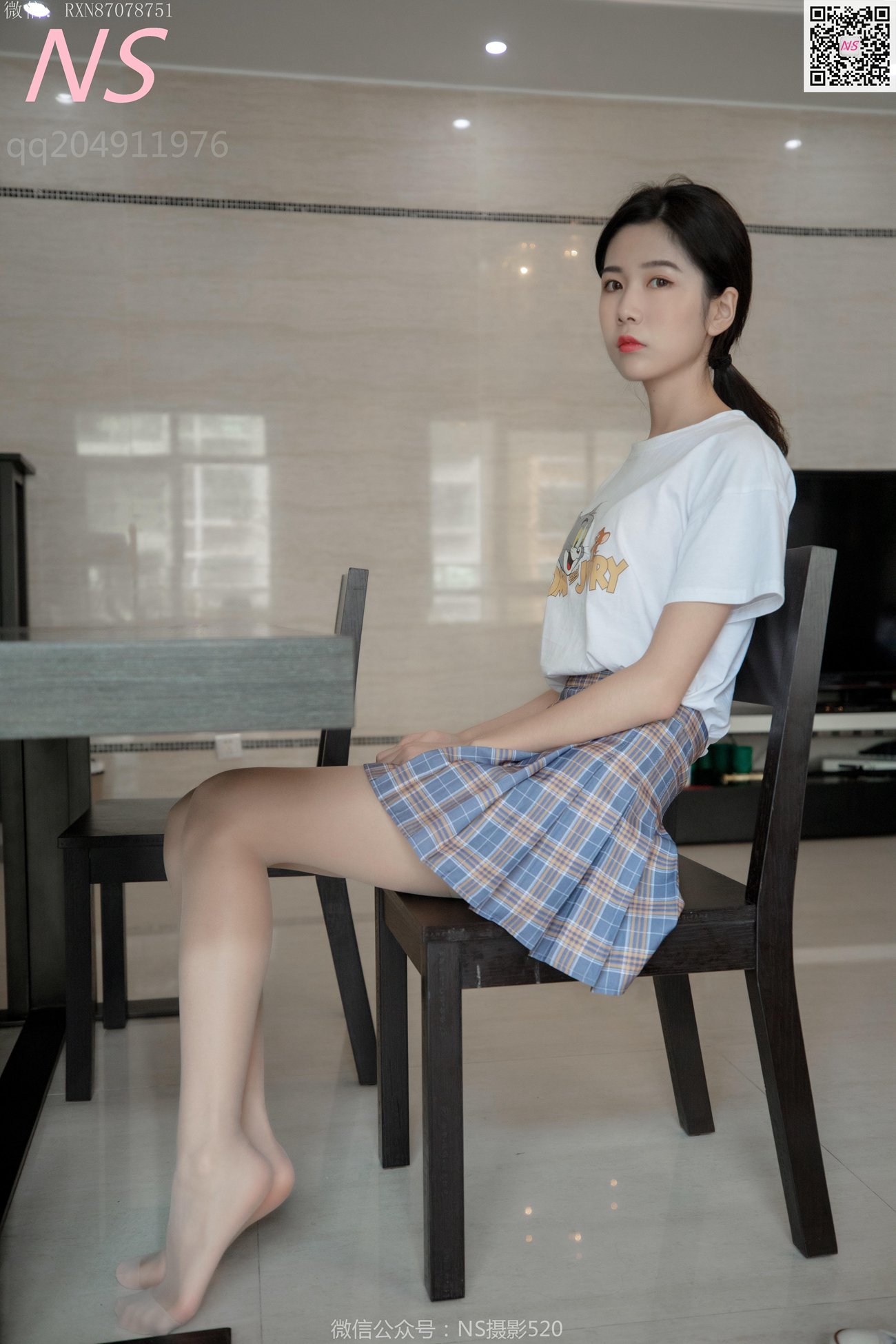 图片[11]-纳丝摄影 NO312 恬恬 校花丝袜帆布鞋超美超美！[76P] – 速更版-美库