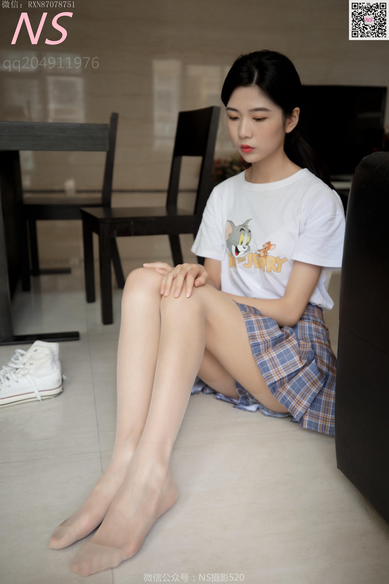 图片[42]-纳丝摄影 NO312 恬恬 校花丝袜帆布鞋超美超美！[76P] – 速更版-美库