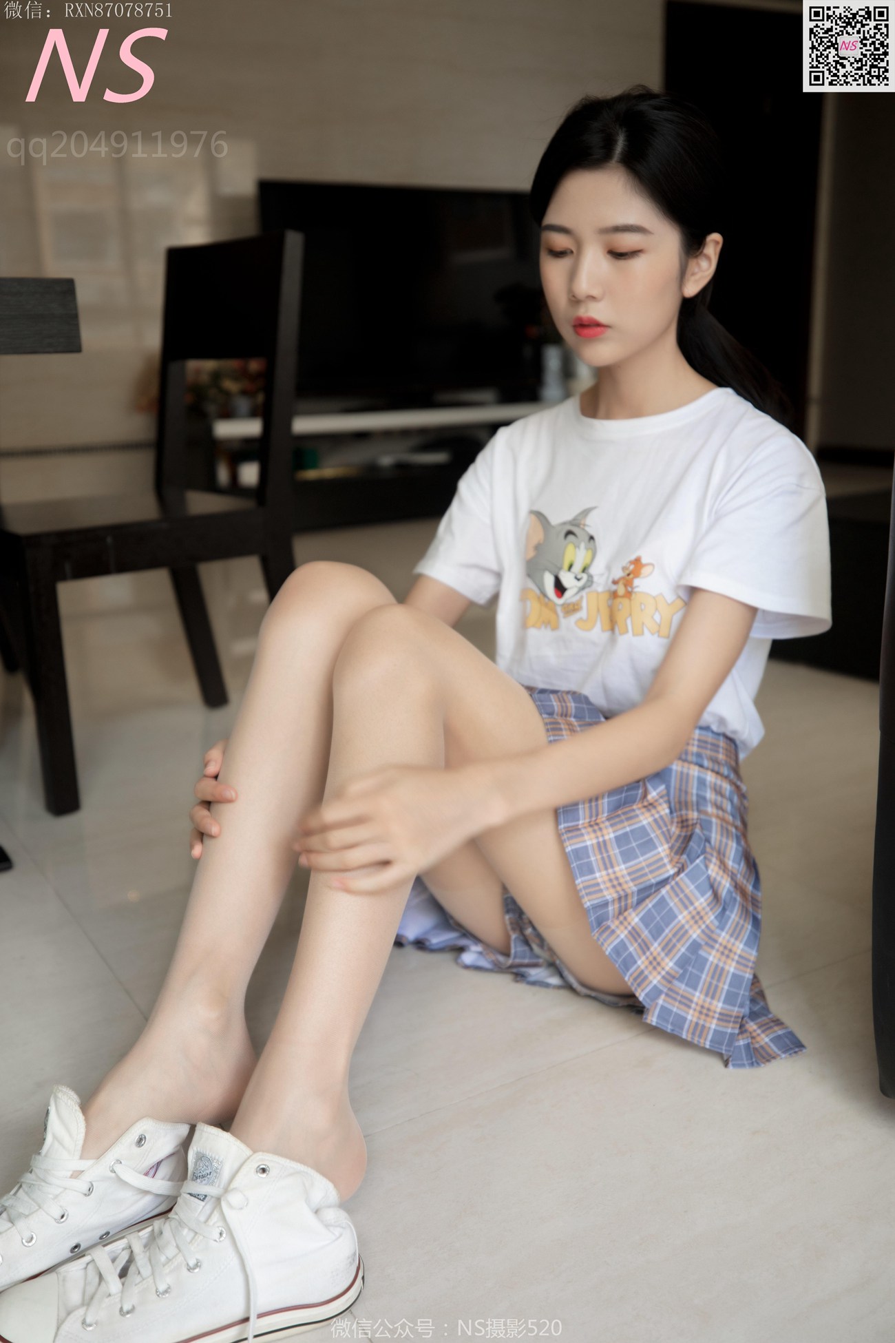 图片[46]-纳丝摄影 NO312 恬恬 校花丝袜帆布鞋超美超美！[76P] – 速更版-美库