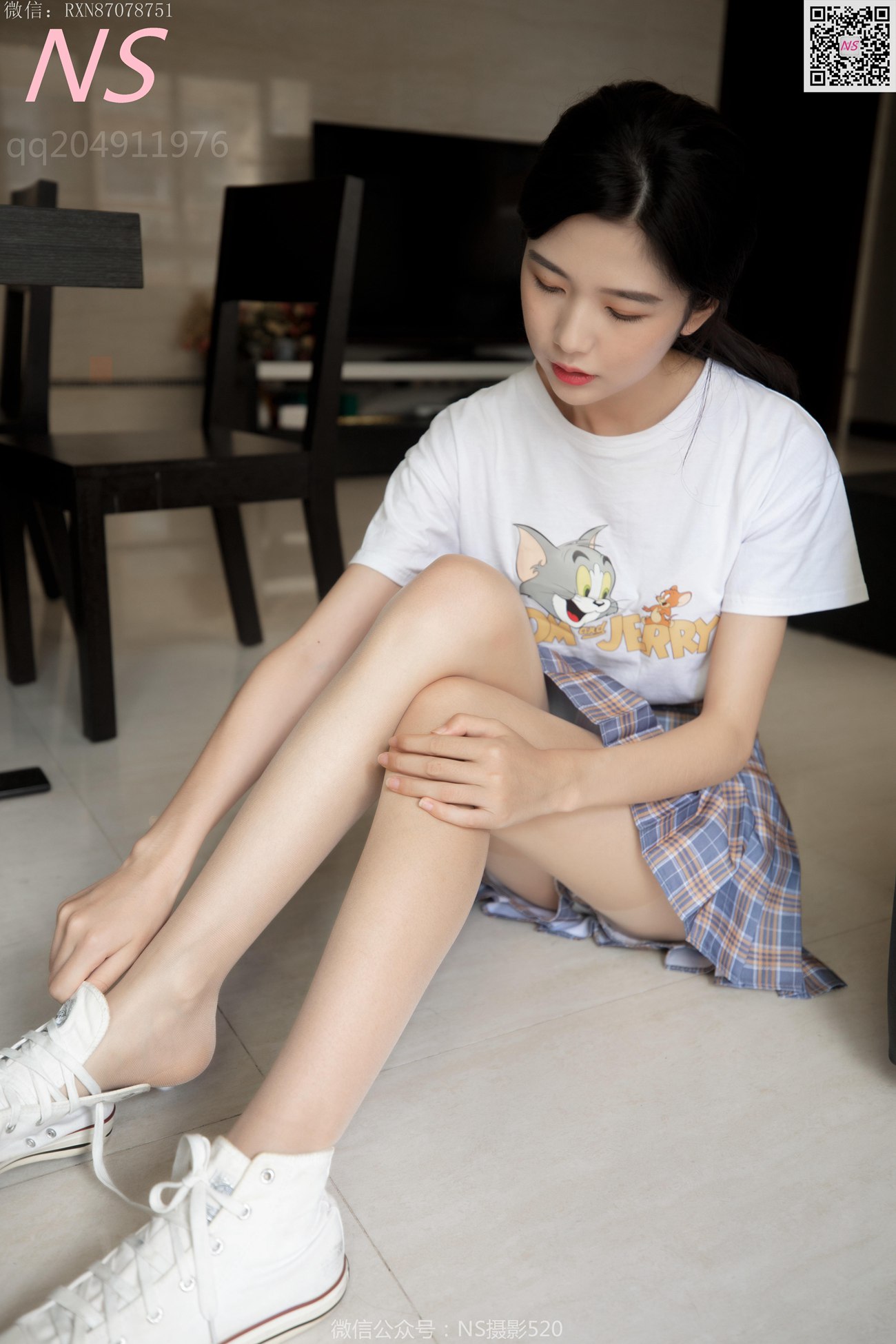 图片[47]-纳丝摄影 NO312 恬恬 校花丝袜帆布鞋超美超美！[76P] – 速更版-美库