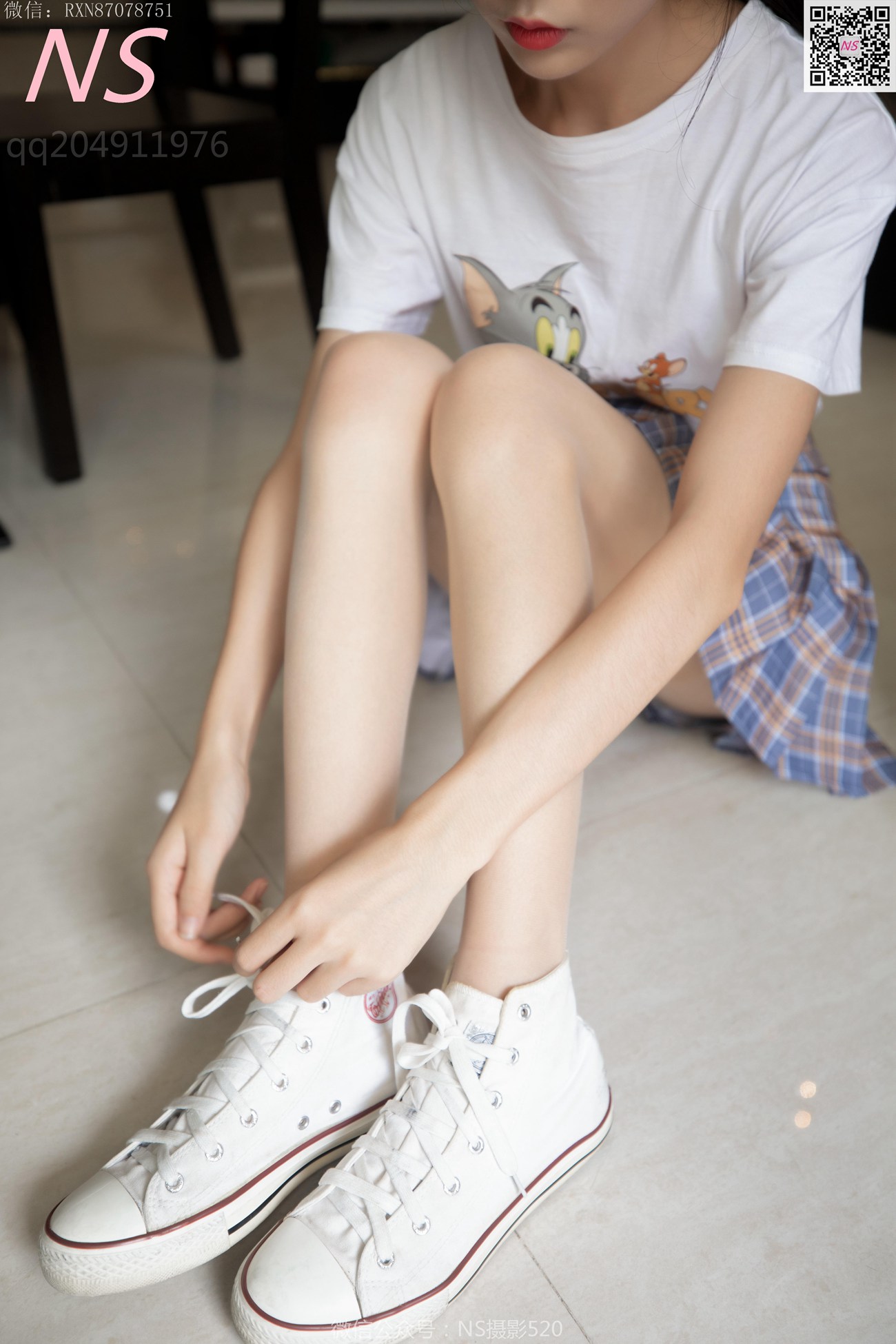 图片[49]-纳丝摄影 NO312 恬恬 校花丝袜帆布鞋超美超美！[76P] – 速更版-美库