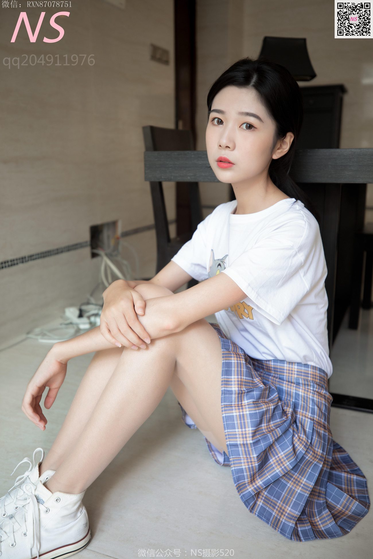 图片[54]-纳丝摄影 NO312 恬恬 校花丝袜帆布鞋超美超美！[76P] – 速更版-美库