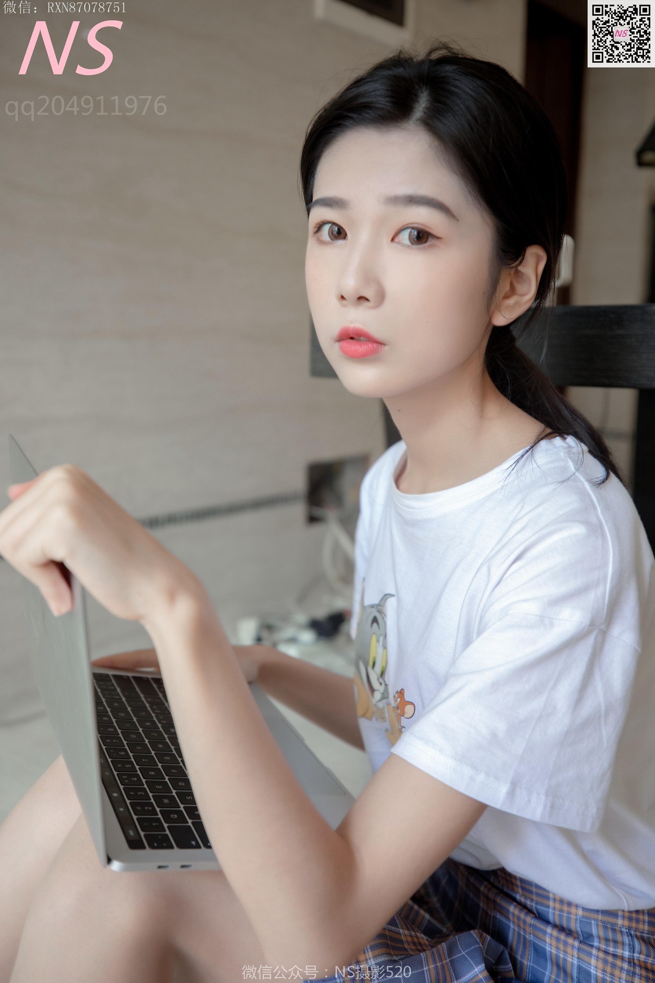 图片[56]-纳丝摄影 NO312 恬恬 校花丝袜帆布鞋超美超美！[76P] – 速更版-美库