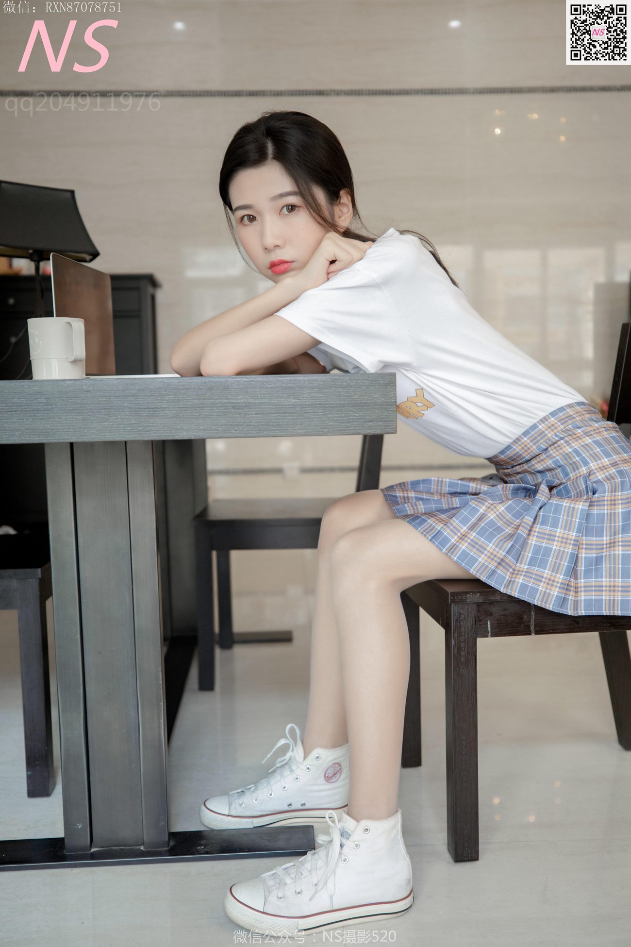 图片[59]-纳丝摄影 NO312 恬恬 校花丝袜帆布鞋超美超美！[76P] – 速更版-美库