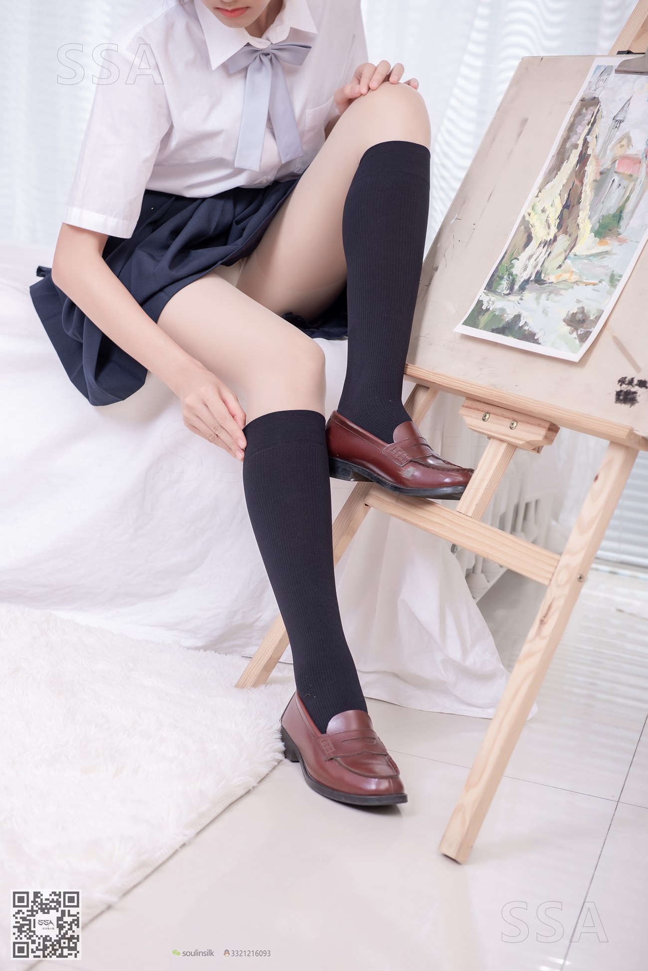 图片[10]-[SSA丝社]超清写真 NO.181 小佩 酒窝少女JK制服肉丝黑袜穿搭示范[135P] – 速更版-美库