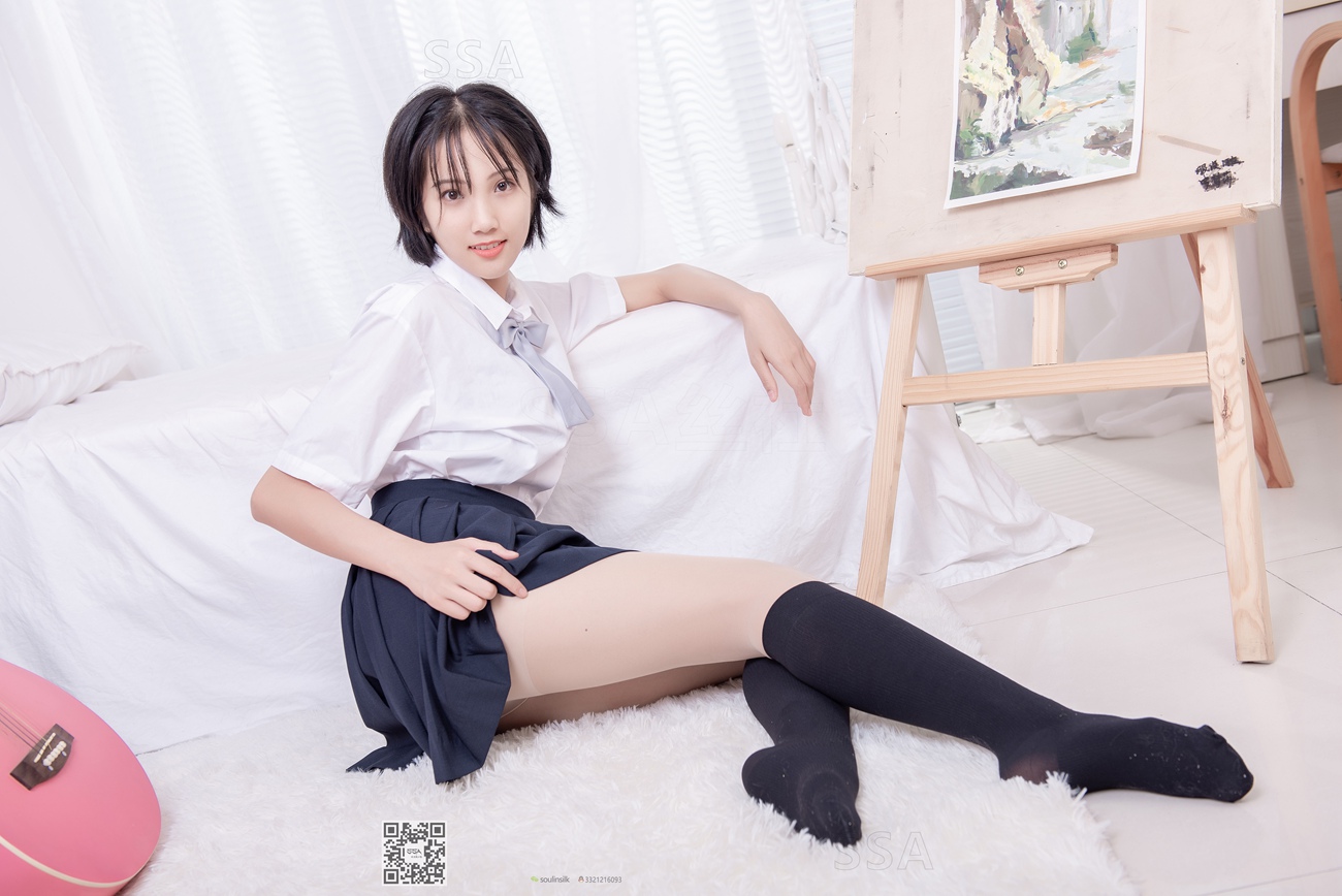 图片[20]-[SSA丝社]超清写真 NO.181 小佩 酒窝少女JK制服肉丝黑袜穿搭示范[135P] – 速更版-美库