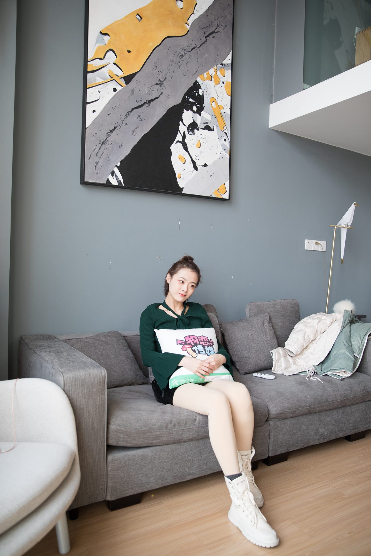 图片[10]-勿恋传媒 No.122 如夕-如戏，马丁靴和丝袜的秘密 [133P] – 速更版-美库