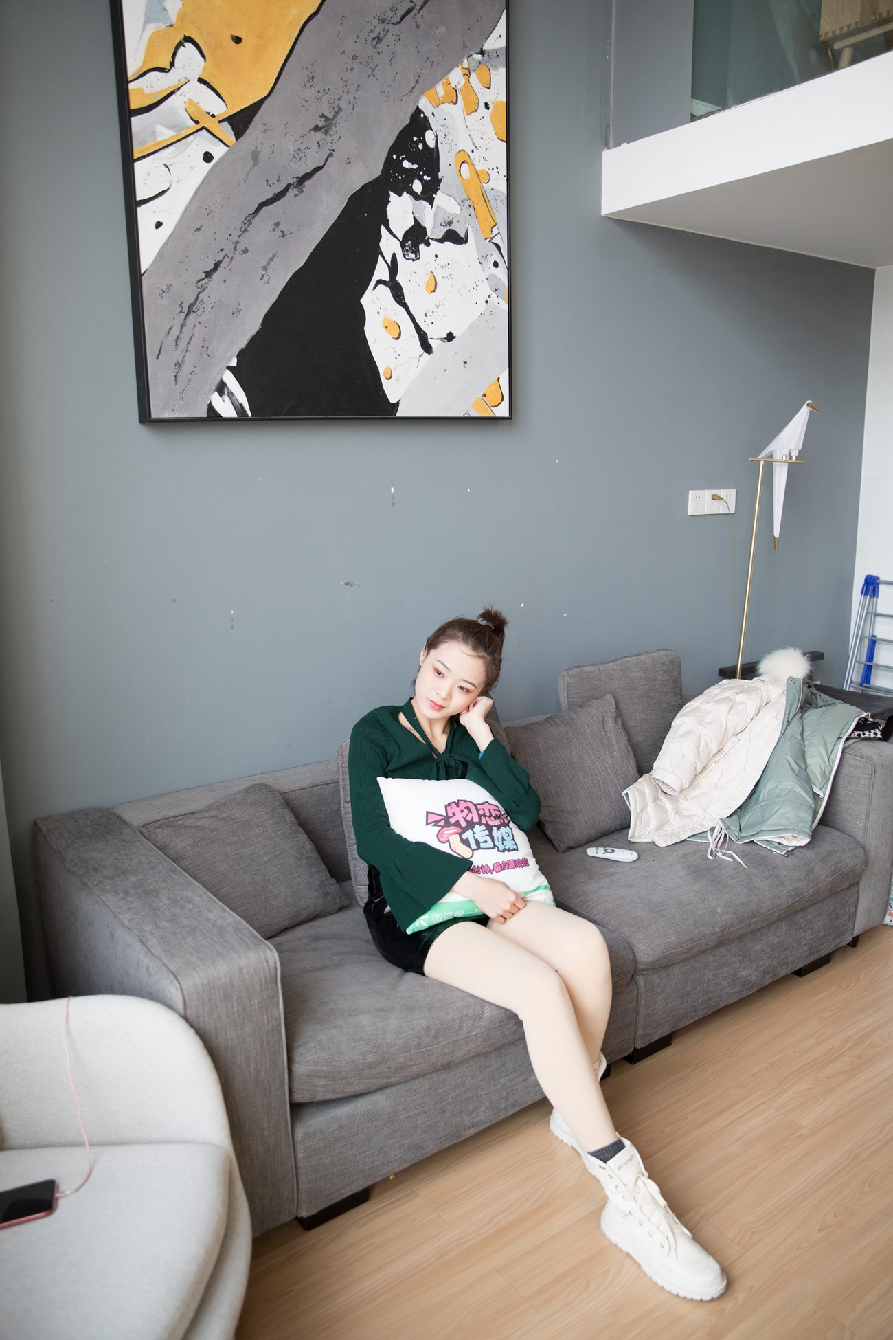 图片[14]-勿恋传媒 No.122 如夕-如戏，马丁靴和丝袜的秘密 [133P] – 速更版-美库