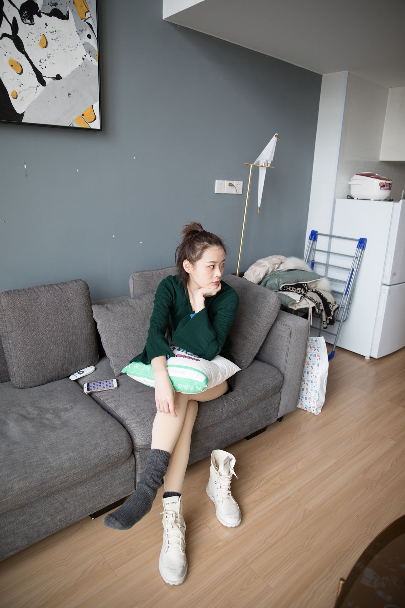 图片[49]-勿恋传媒 No.122 如夕-如戏，马丁靴和丝袜的秘密 [133P] – 速更版-美库