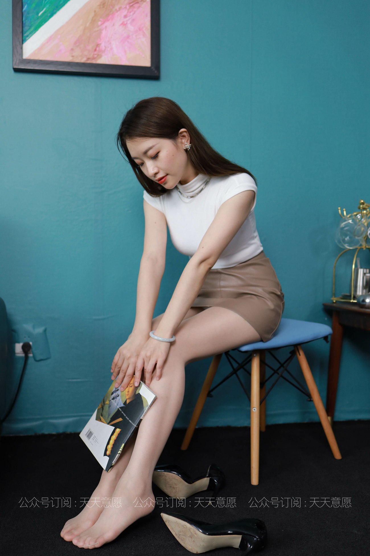 图片[42]-[IESS异思趣向] 耽丝 20210702 认真看书学习的小婕 [90P] – 速更版-美库