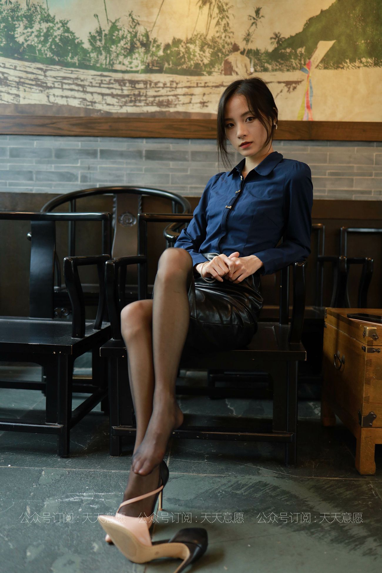 图片[36]-[IESS异思趣向] 耽丝 210722 小六的黑色皮短裙 [88P] – 速更版-美库