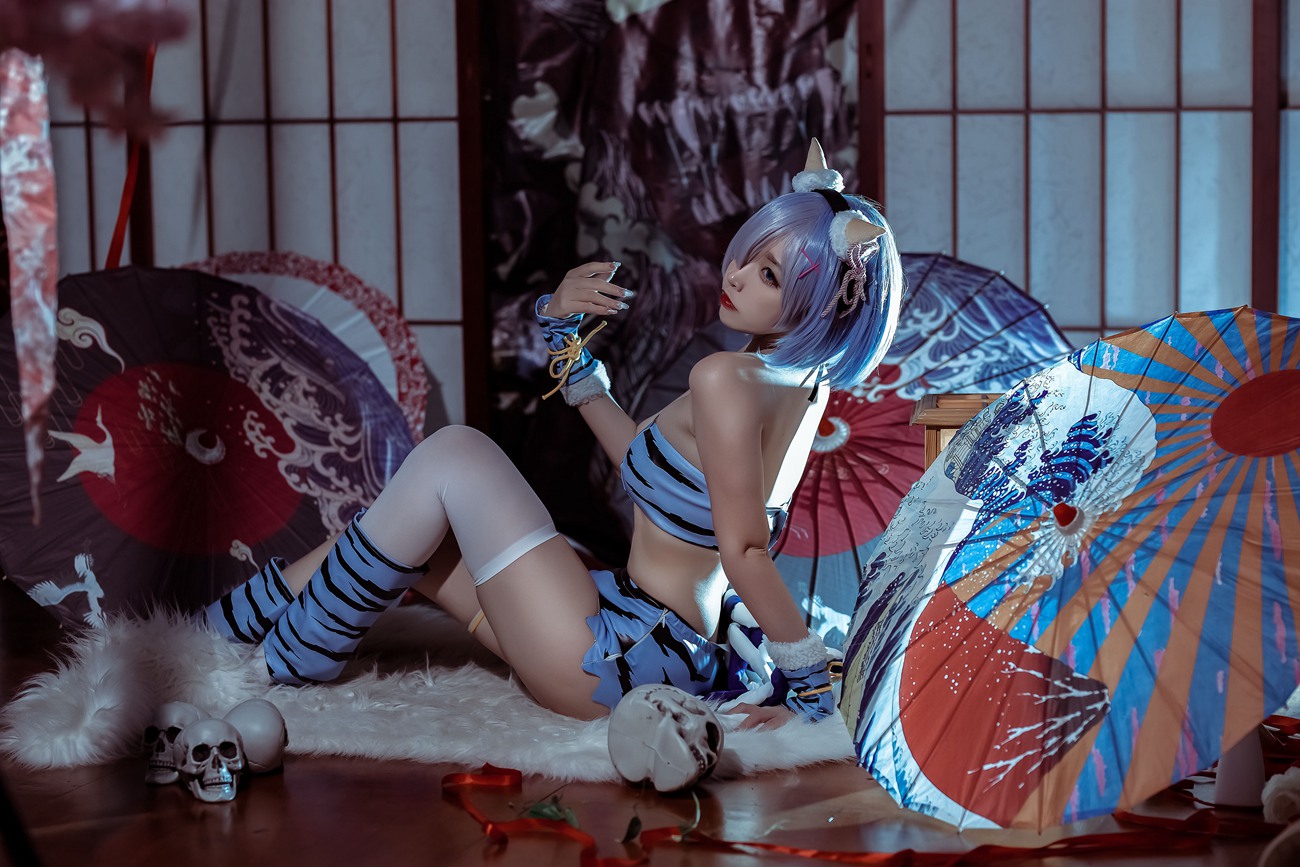 图片[11]-二佐Nisa – 蕾姆夏日鬼衣[12P] – 速更版-美库