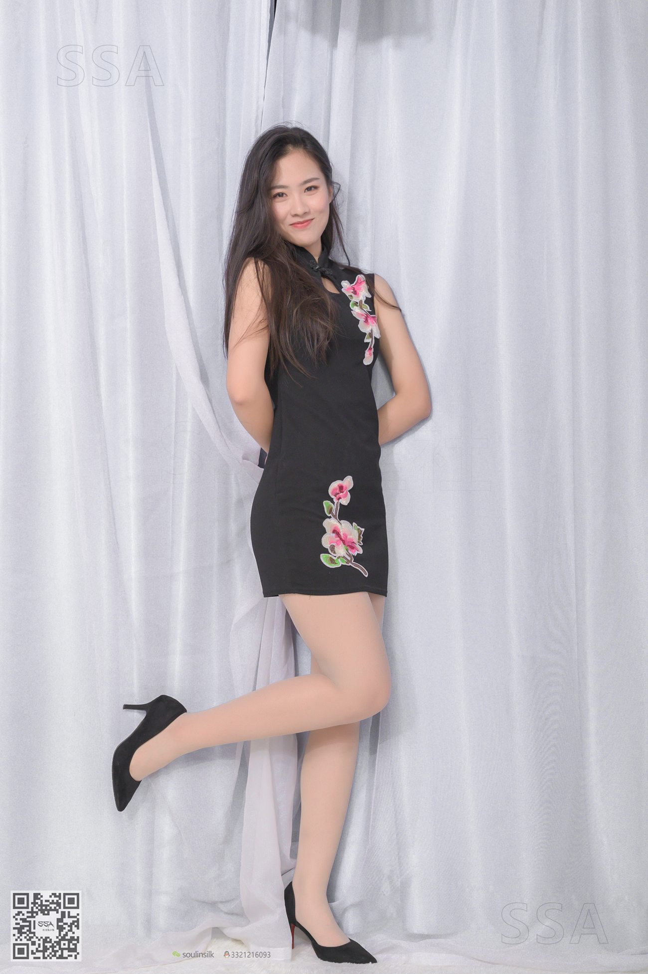 图片[22]-[SSA丝社]超清写真 NO.189 小鹿 甜美复古旗袍肉丝周五特惠[111P] – 速更版-美库