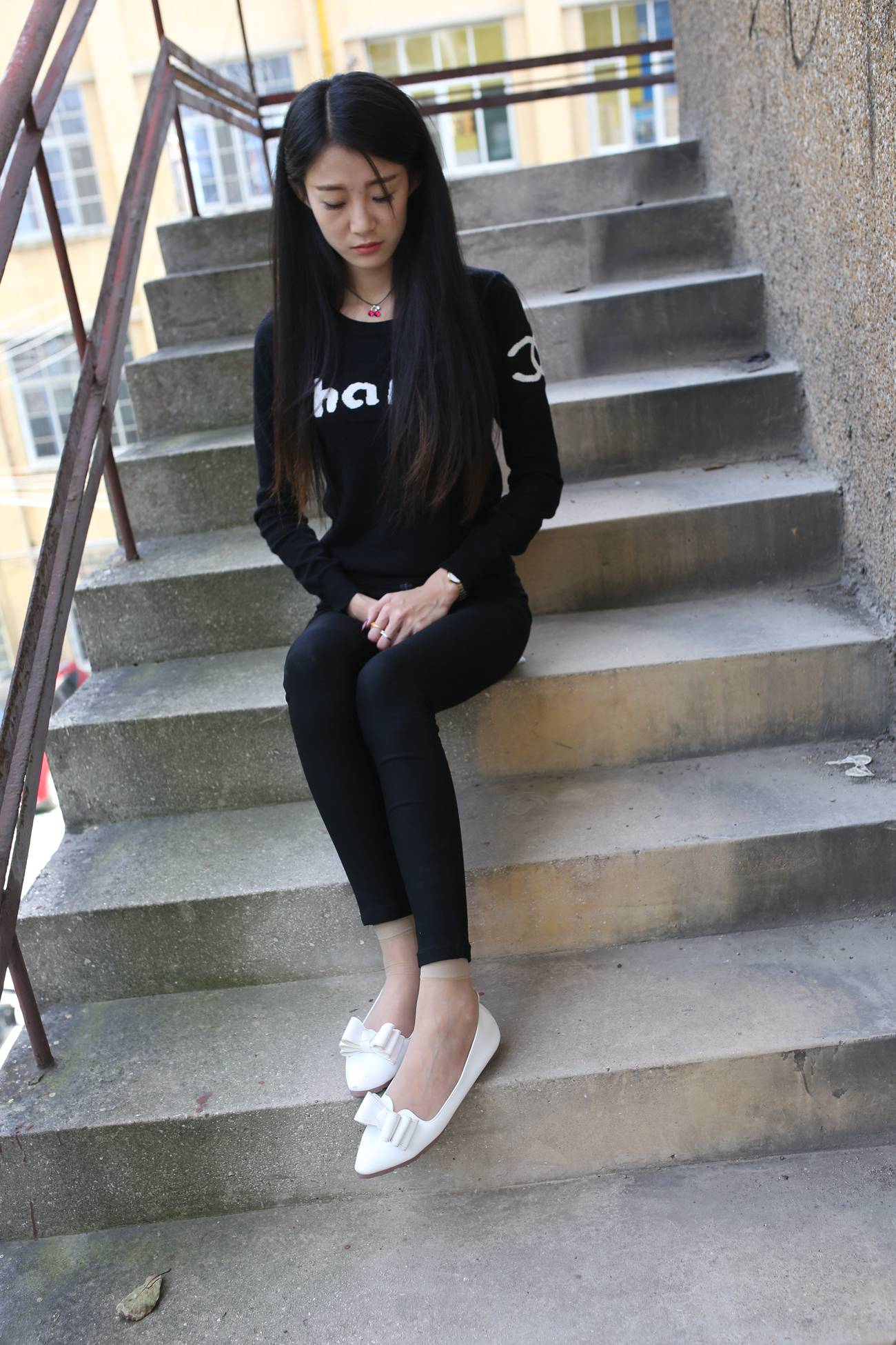 图片[157]-大西瓜爱牙膏-早期作品-S010 黑长裤 [268P] – 速更版-美库